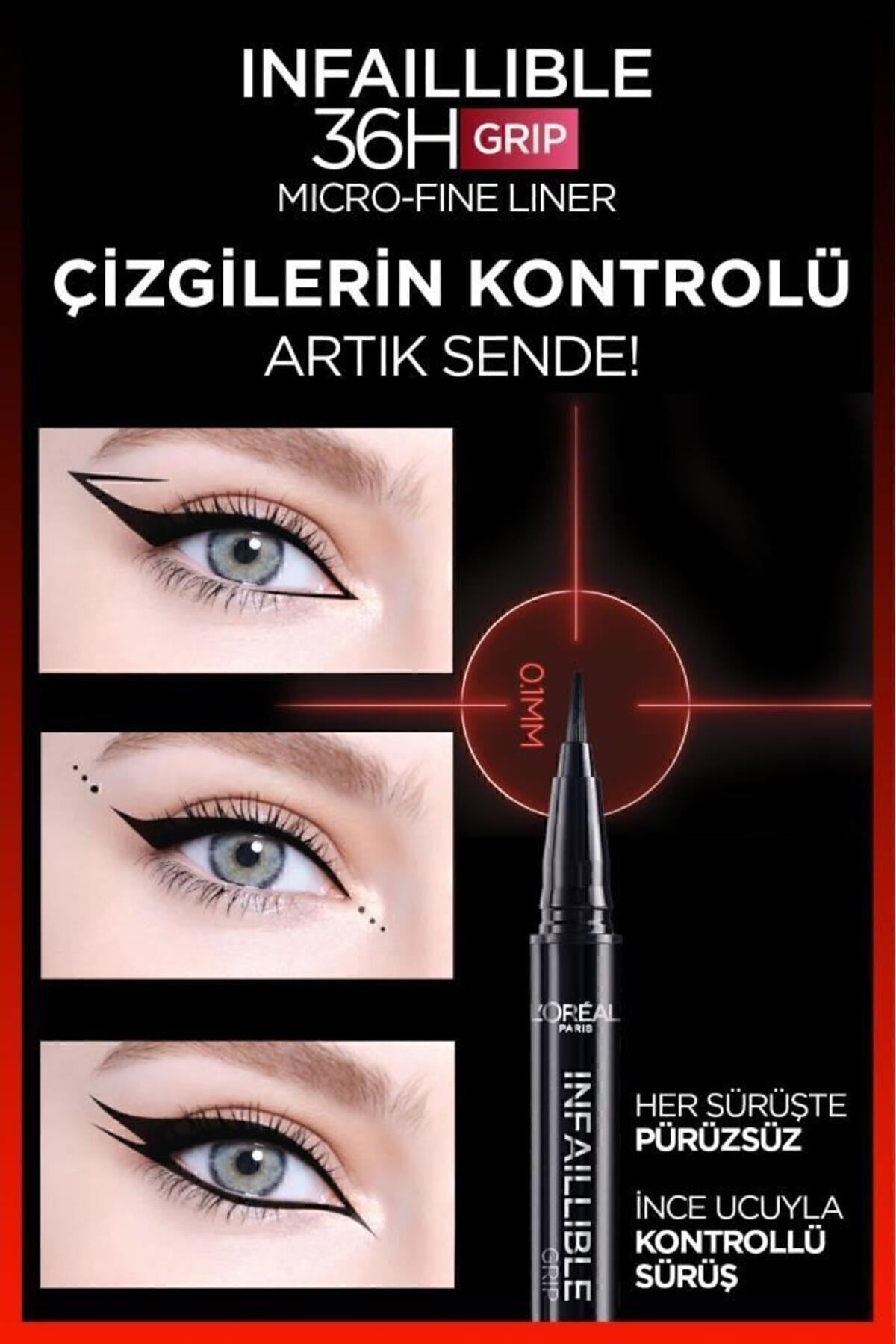 L'Oreal Paris L'oréal Paris Infaillible 36h Grip Micro Fine Eyeliner 04 Dew Berry