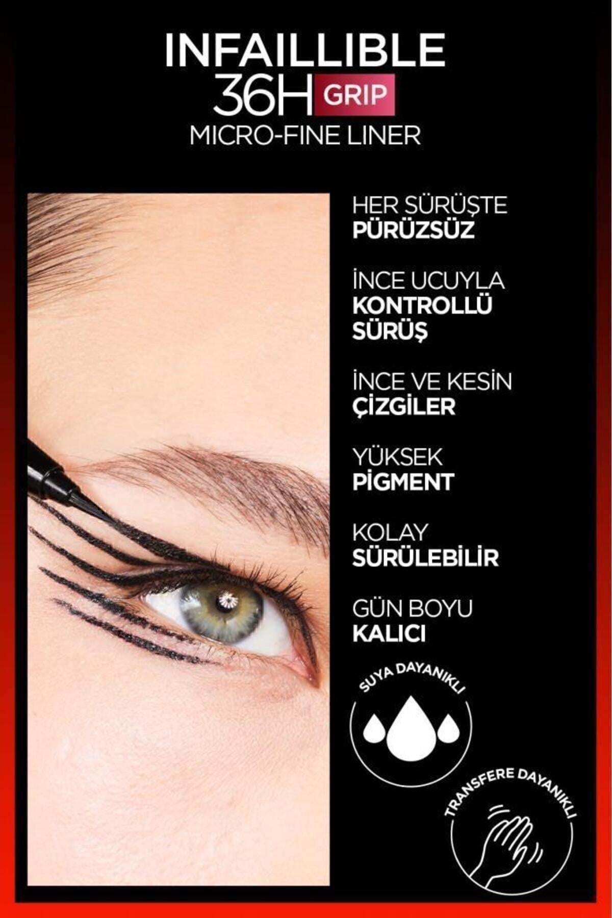 L'Oreal Paris L'oréal Paris Infaillible 36h Grip Micro Fine Eyeliner 04 Dew Berry