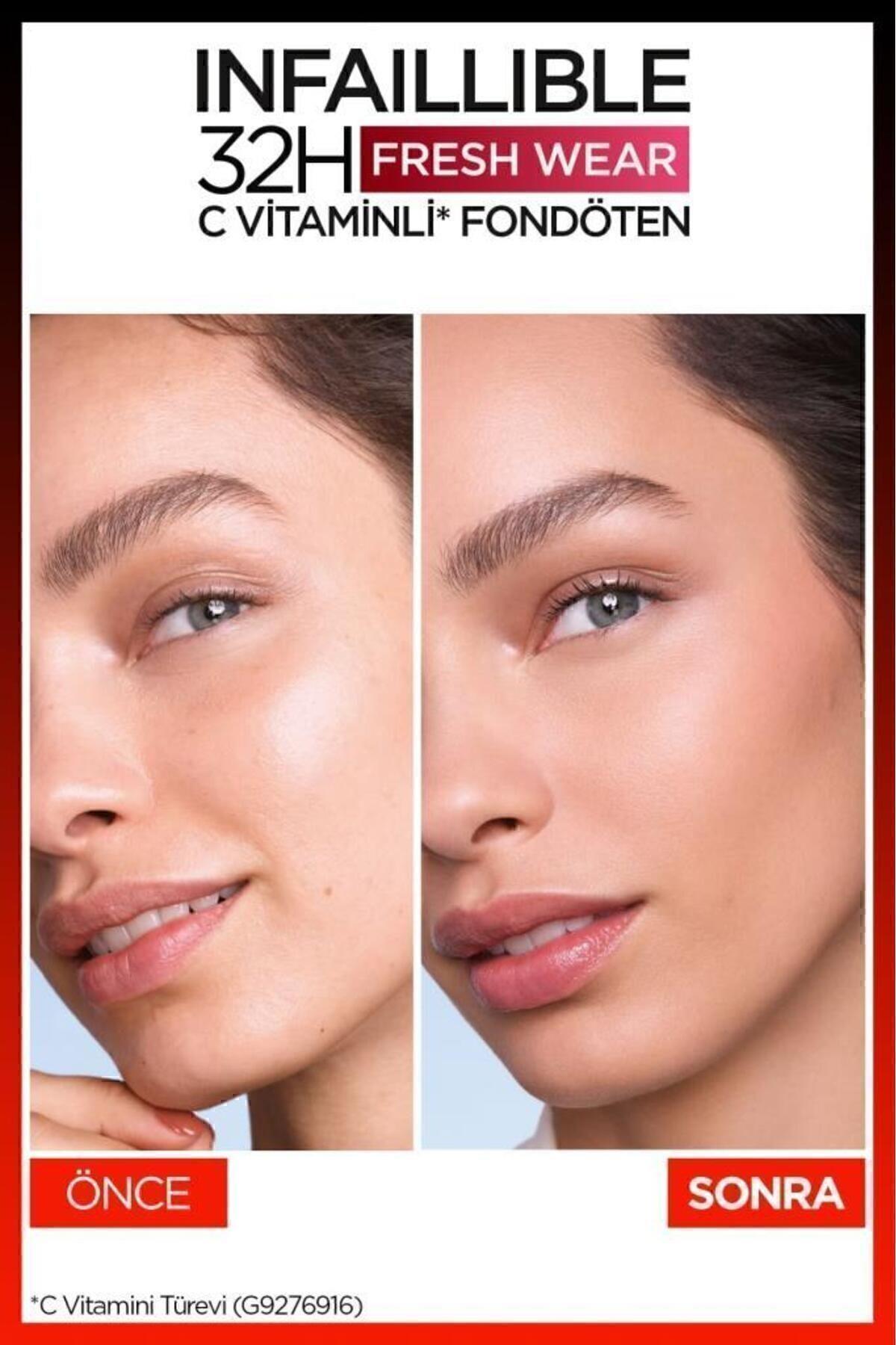L'Oreal Paris L'Oréal Paris Infaillible 32H Fresh Wear C Vitaminli Fondöten - 120 Golden Vanilla