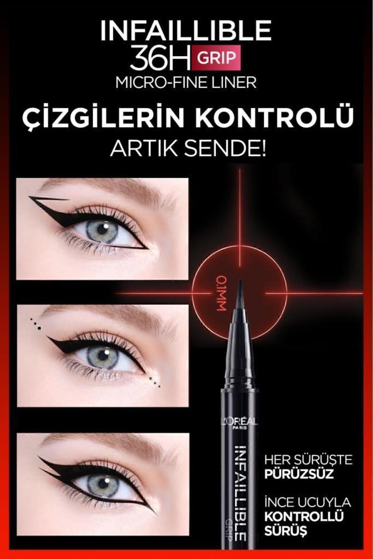 L'Oreal Paris L'oréal Paris Infaillible 36h Grip Micro Fine Eyeliner 03 Ancient Rose