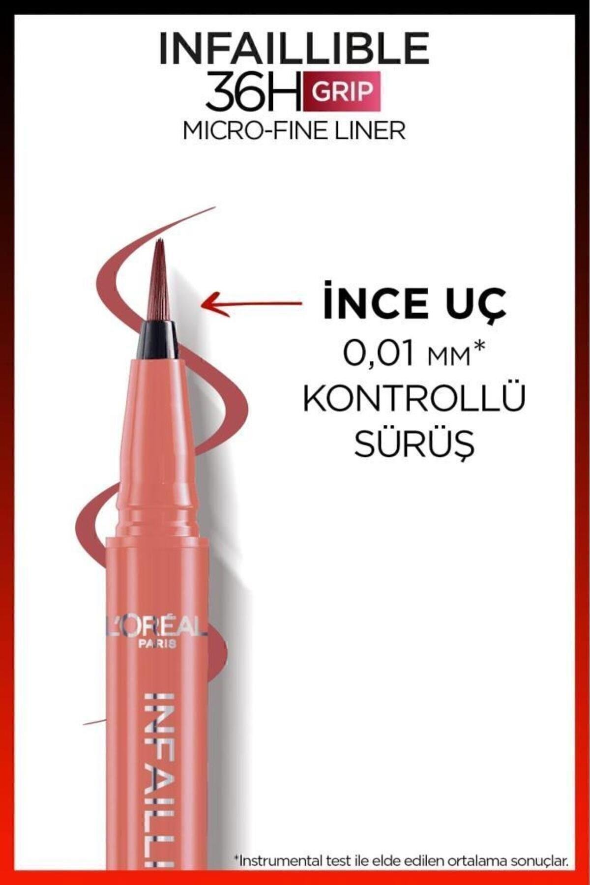 L'Oreal Paris L'oréal Paris Infaillible 36h Grip Micro Fine Eyeliner 03 Ancient Rose