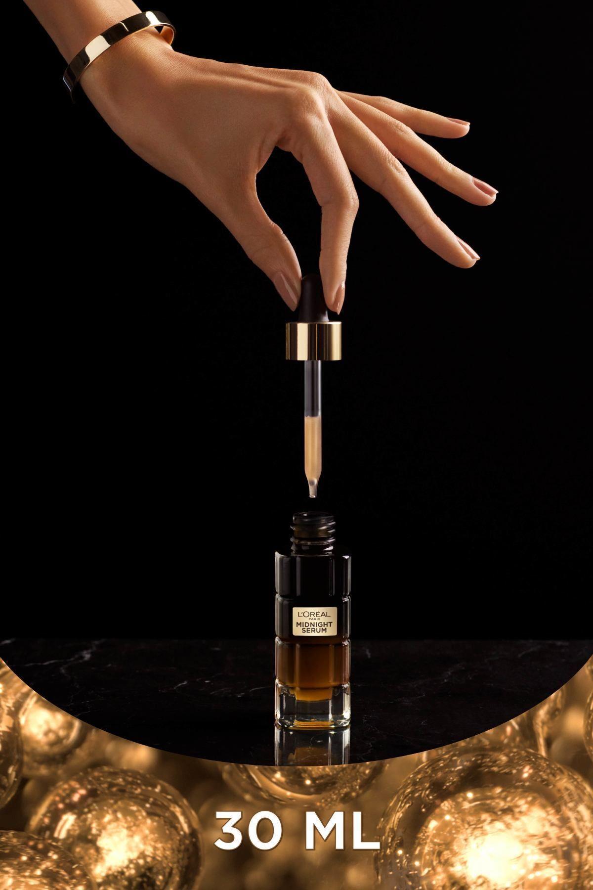 L'Oreal Paris L'oréal Paris Midnight Serum Cilt Yenileme & Cilt Görünümü Canlandırma Etkili- 30 Ml
