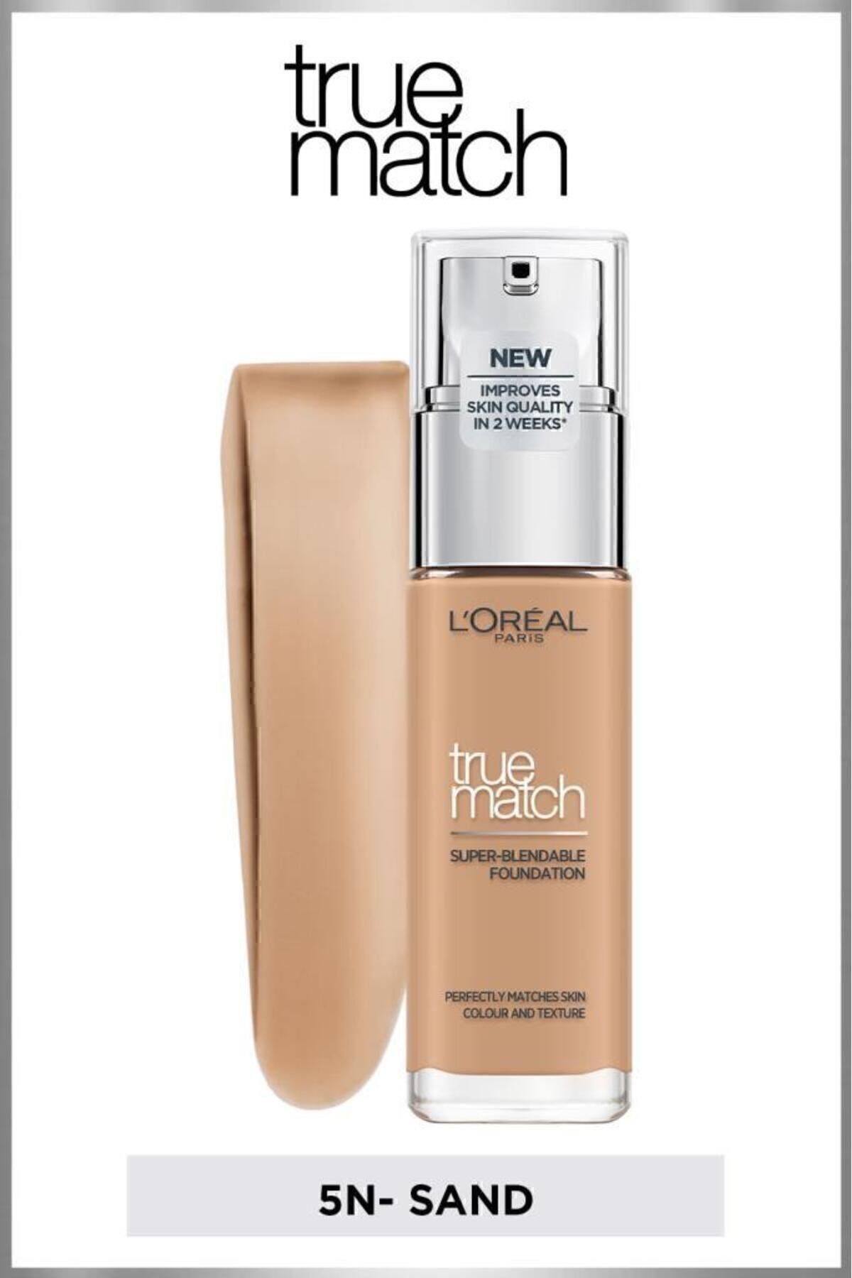 L'Oreal Paris L'oréal Paris True Match Bakım Yapan Fondöten 5n Sand
