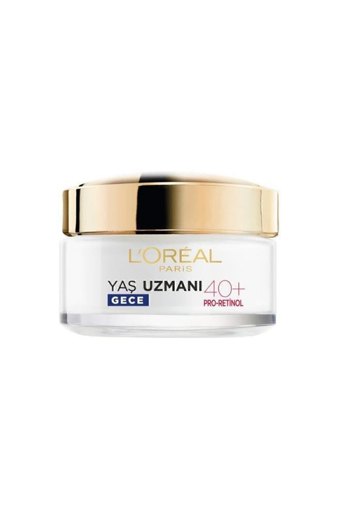 L'Oreal Paris L'oréal Paris Yaş Uzmanı 40+ Kırışıklık Karşıtı Sıkılaştırıcı Gece Kremi 50ml