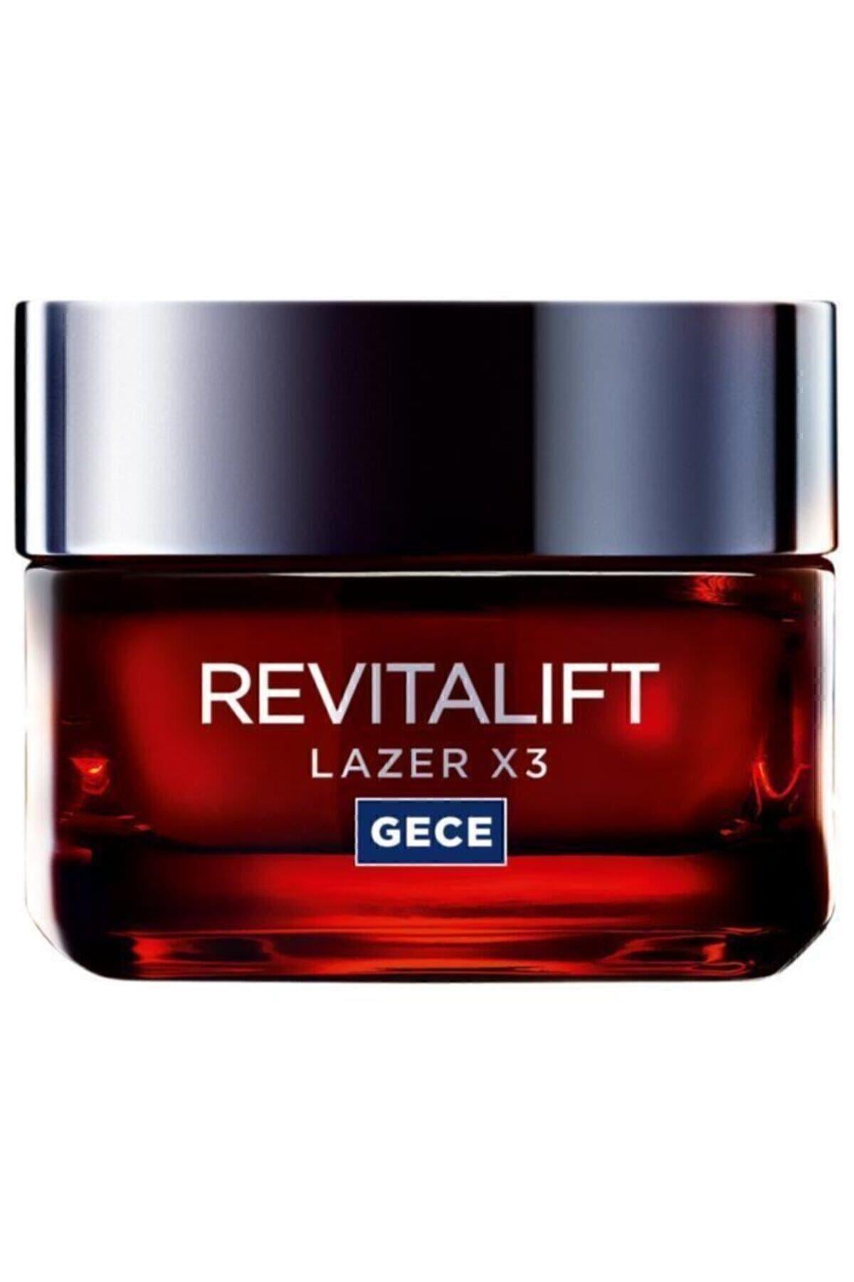 L'Oreal Paris Paris Revitalift Lazer X3 Yaşlanma Karşıtı Gece Kremi 50 Ml