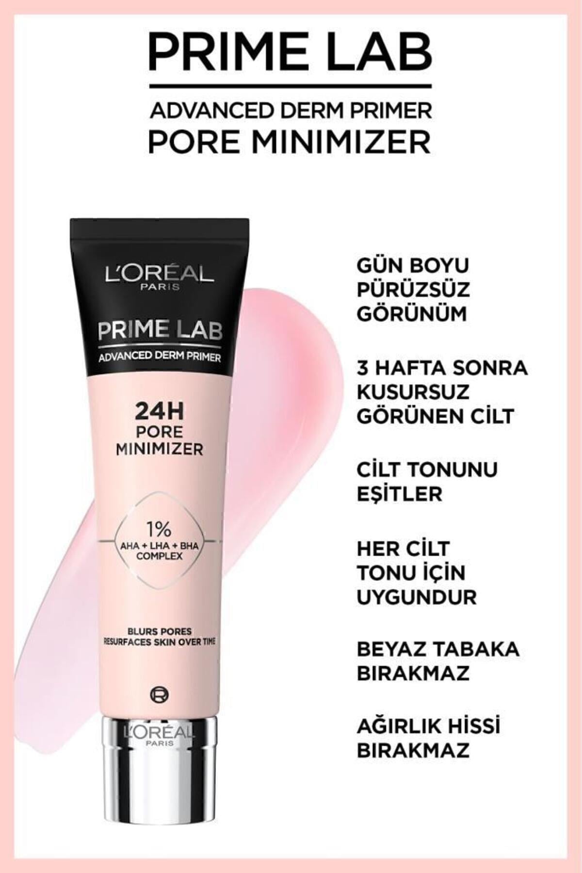 L'Oreal Paris Prime Lab Pore Minimizer Gözenek Küçültücü Aha Ve Bha Içeren Primer - Makyaj Bazı
