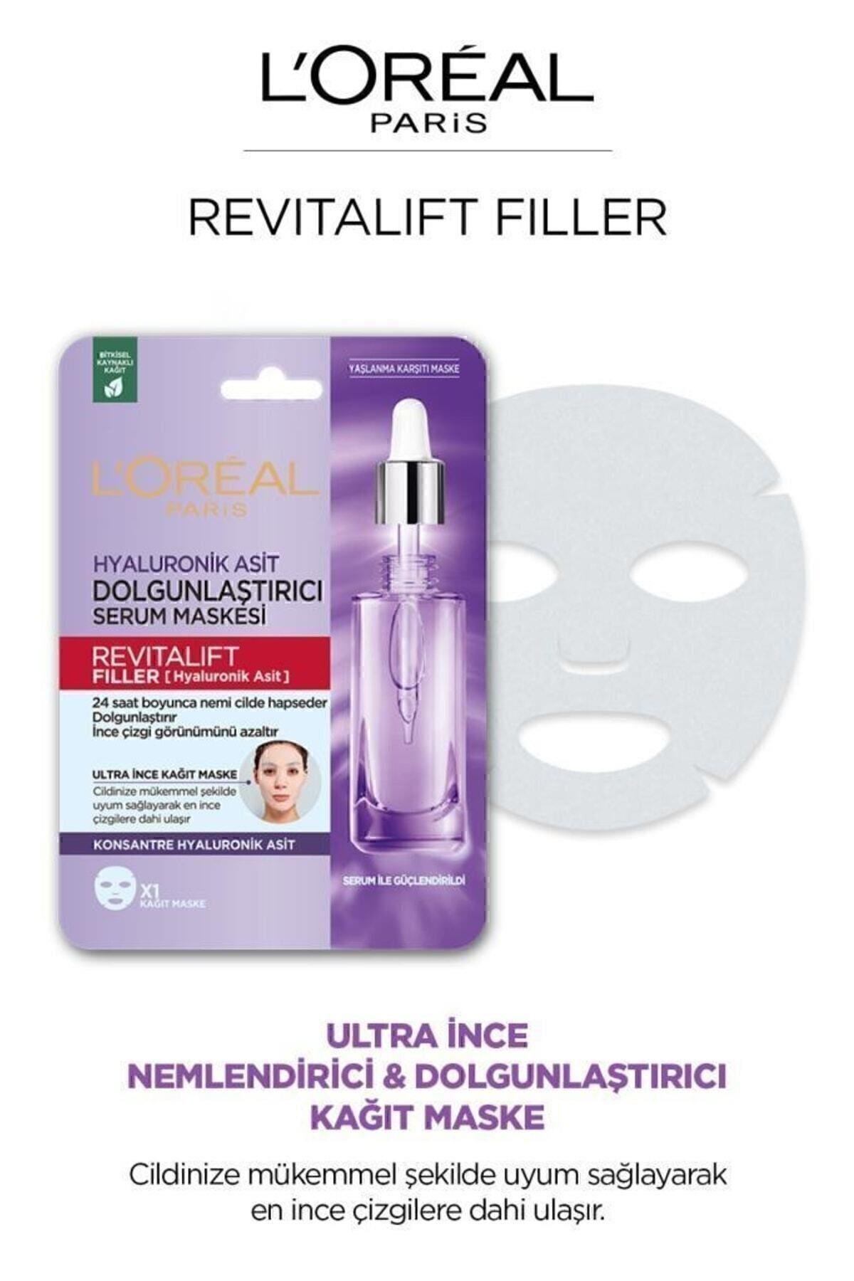 L'Oreal Paris Revitalift Filler Dolgunlaştırıcı Serum Maske