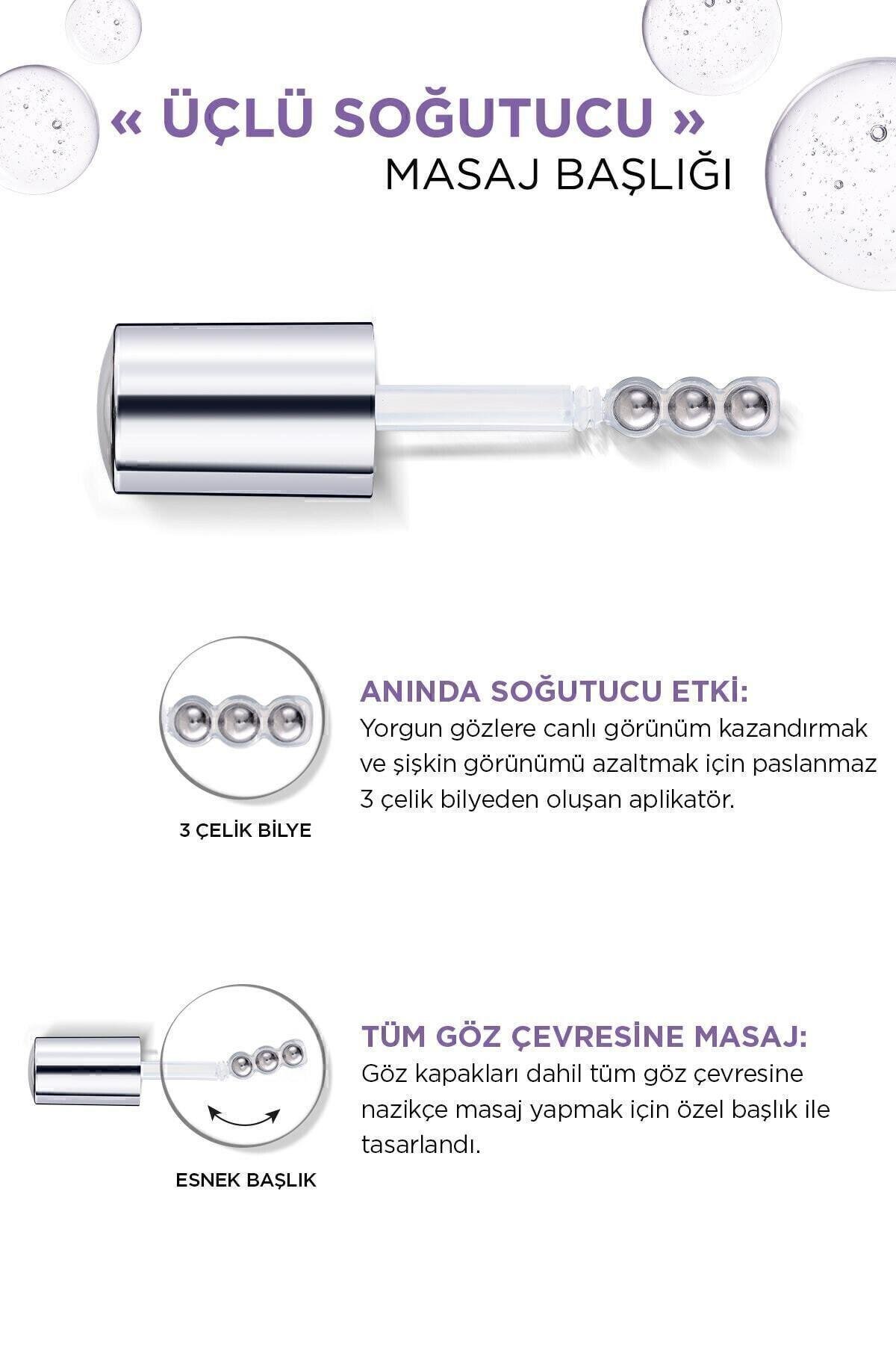 L'Oreal Paris Revitalift Filler Göz Çevresini Aydınlatıcı, Koyu Halka Görünümünü Azaltan Göz Serumu 20ml
