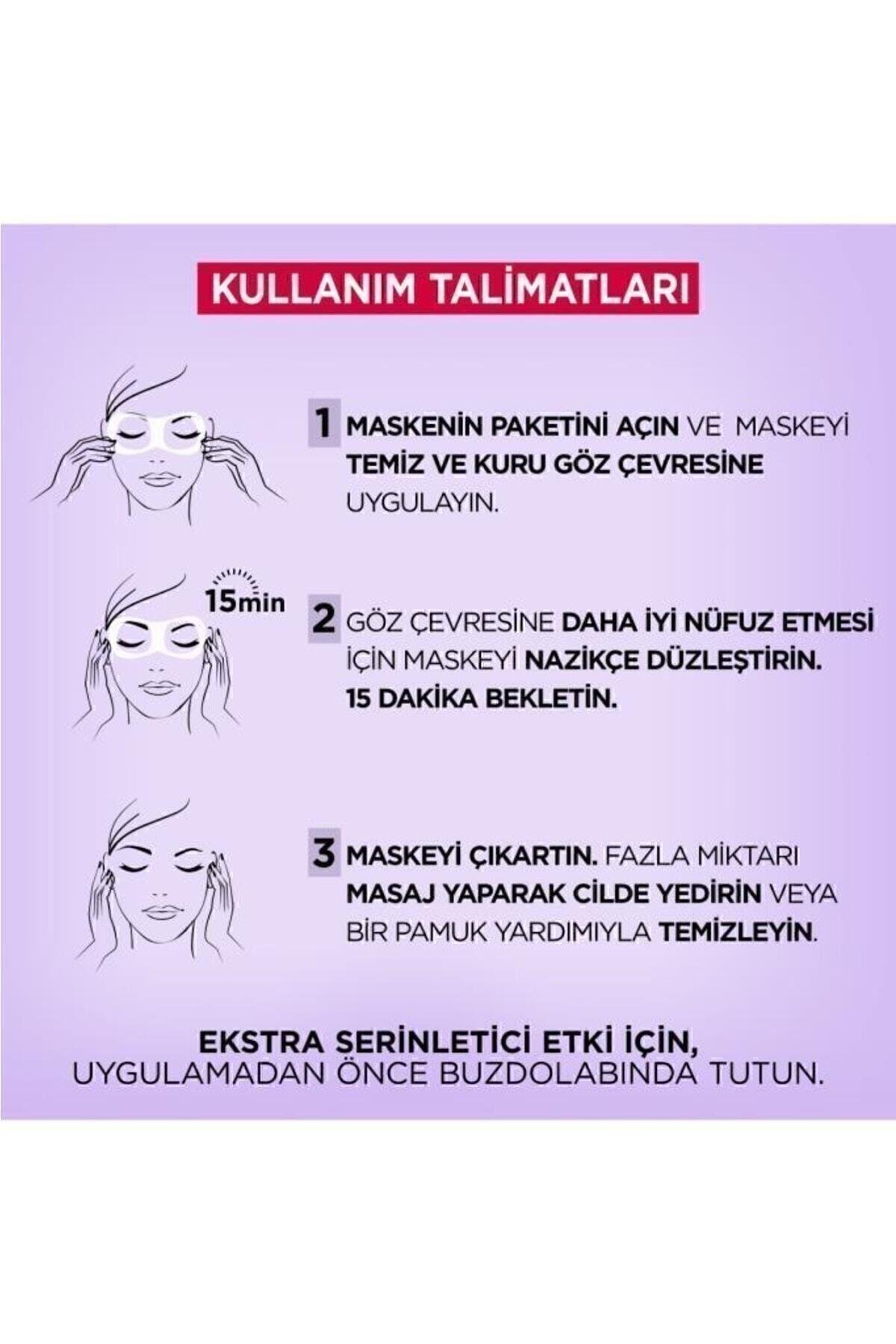 L'Oreal Paris Revitalift Filler Serinletici Göz Serum Maskesi