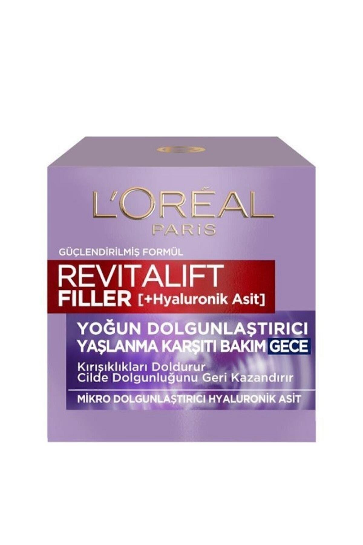 L'Oreal Paris Revitalift Filler Yoğun Dolgunlaştırıcı Yaşlanma Karşıtı Gündüz Kremi 50ml - Hyaluronik Asit