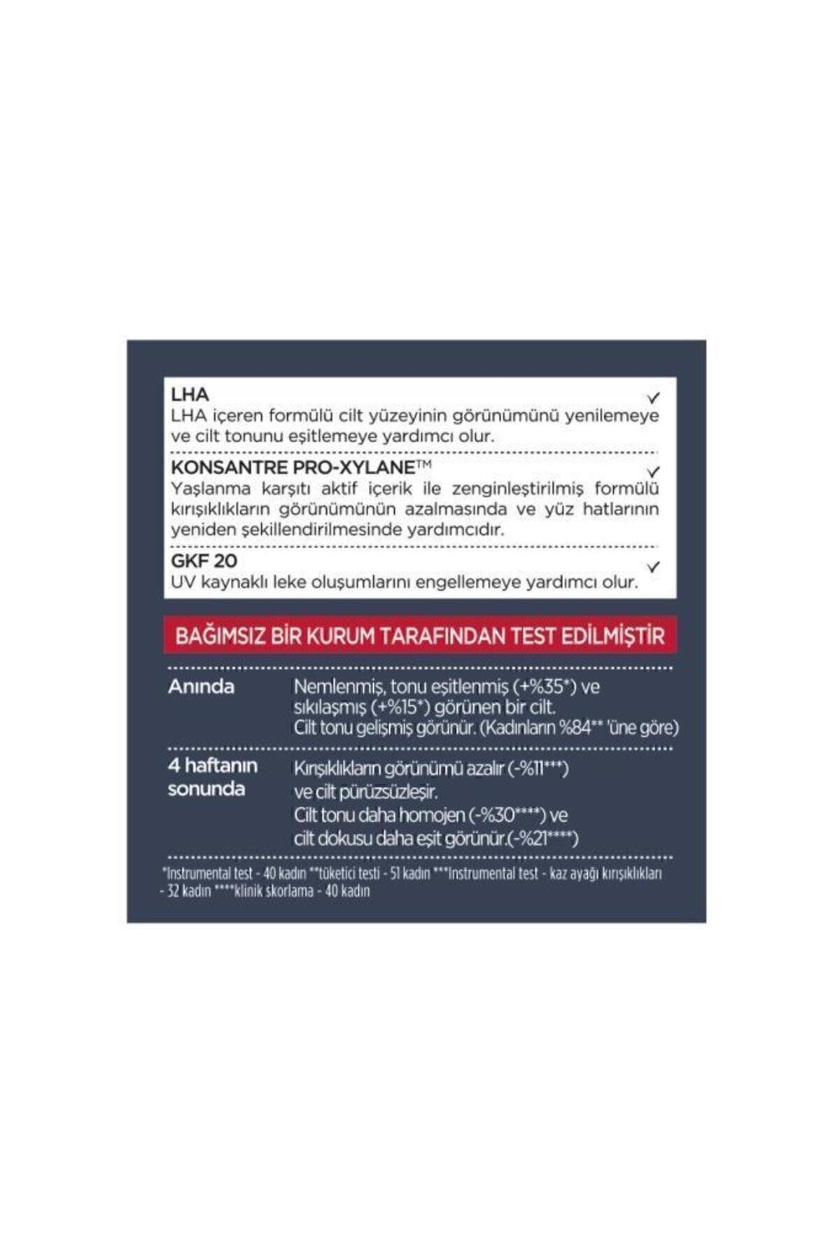 L'Oreal Paris Revitalift Lazer X3 Leke ve Kırışıklık Karşıtı Bakım GKF25 SPF25