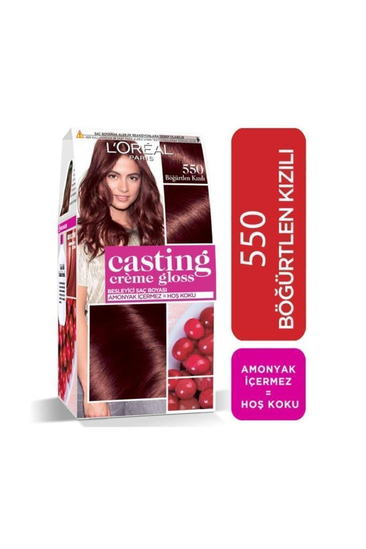 L'Oreal Paris Saç Boyası - Casting Creme Gloss 550 Böğürtlen Kızılı 3600523291489
