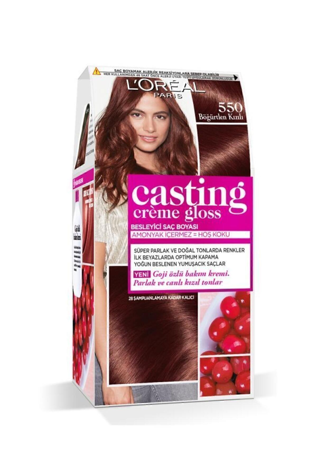 L'Oreal Paris Saç Boyası - Casting Creme Gloss 550 Böğürtlen Kızılı 3600523291489