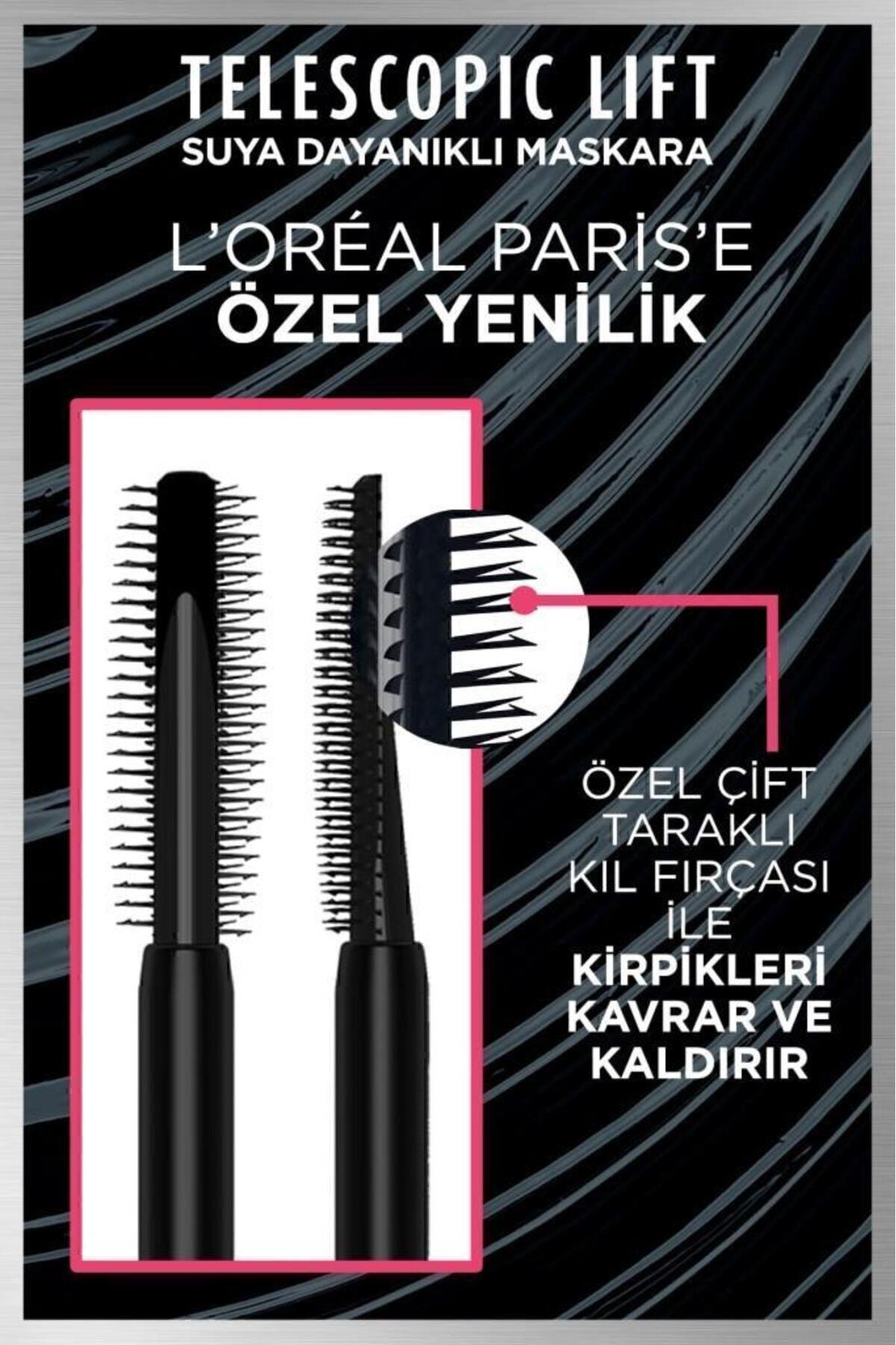 L'Oreal Paris Telescopic Lift Suya Dayanıklı Maskara