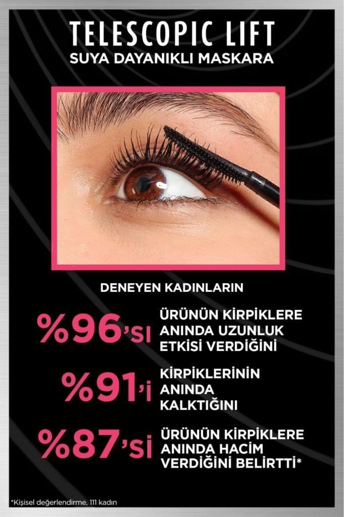 L'Oreal Paris Telescopic Lift Suya Dayanıklı Maskara
