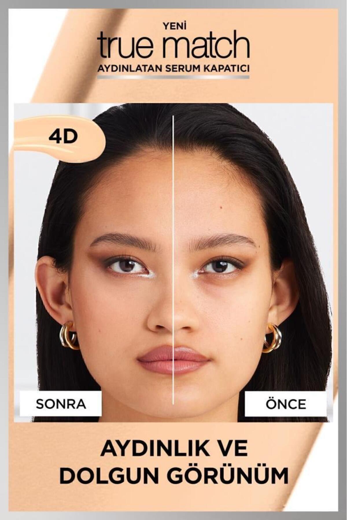 L'Oreal Paris True Match Aydınlatan Serum Kapatıcı - 4d Light Medium 11 ml