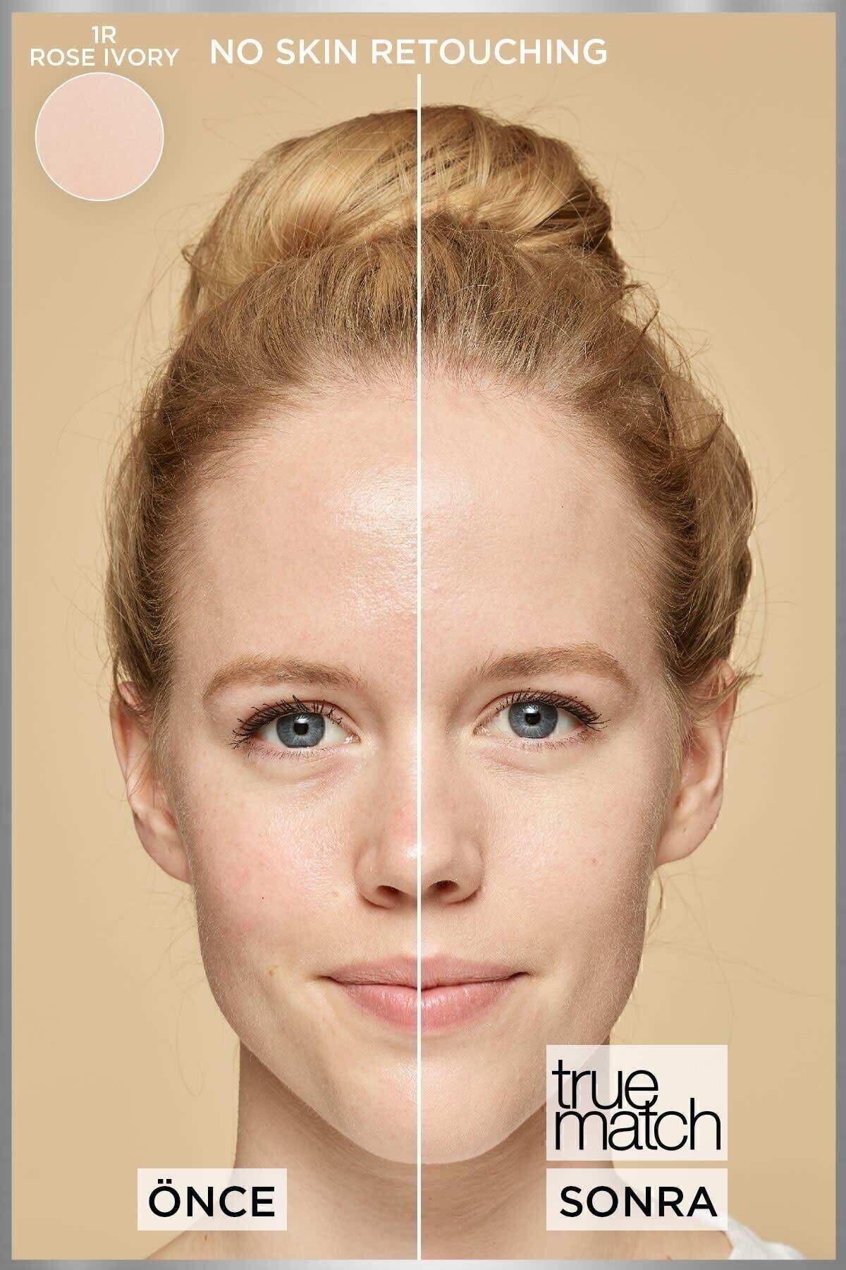 L'Oreal Paris True Match Bakım Yapan Fondöten - 1C Soğuk Alt Ton Kapatıcı