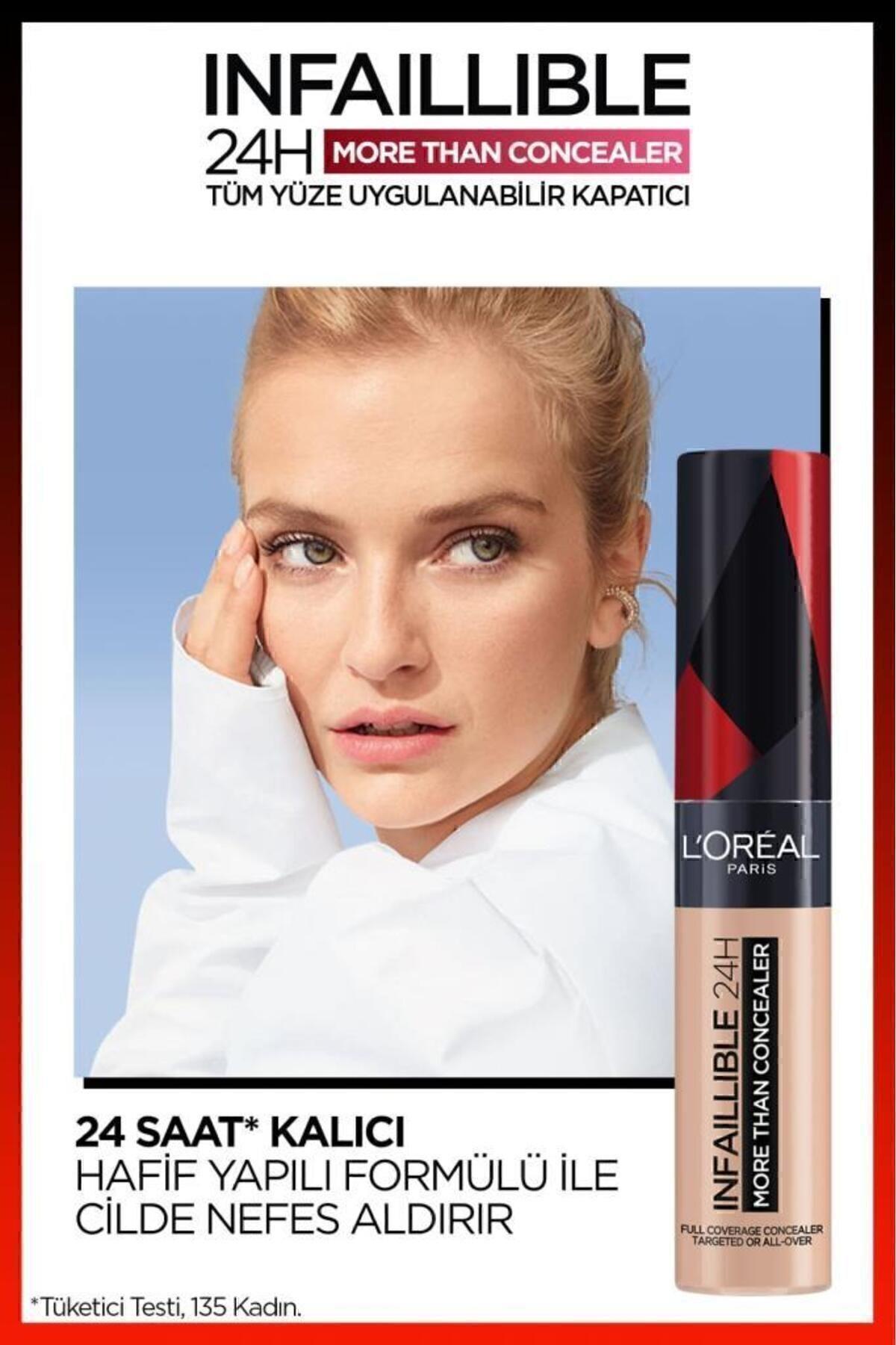 L'Oreal Paris Tüm Yüze Uygulanabilir Kapatıcı - Infaillible More Than Concealer 323 Fawn