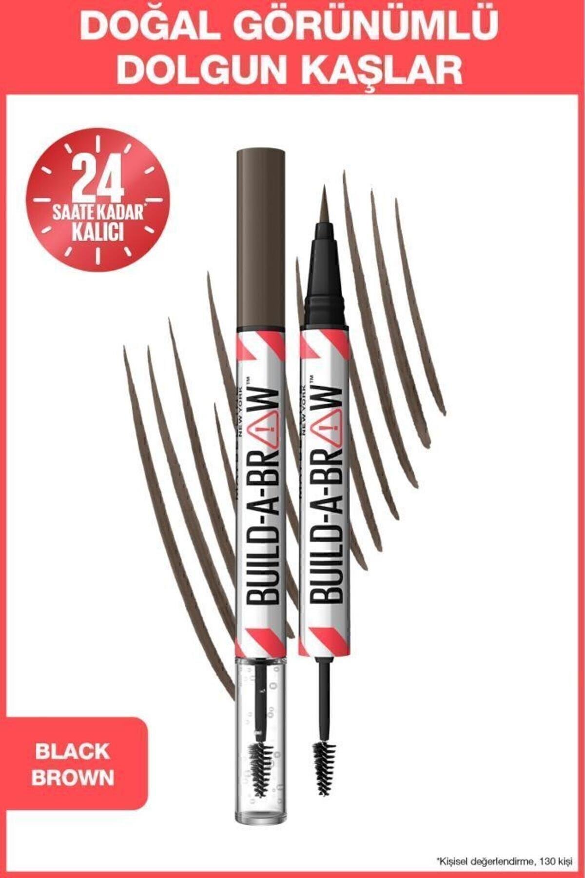 Maybelline New York Build a Brow 2in1 Kaş Kalemi ve Jeli Black Brown