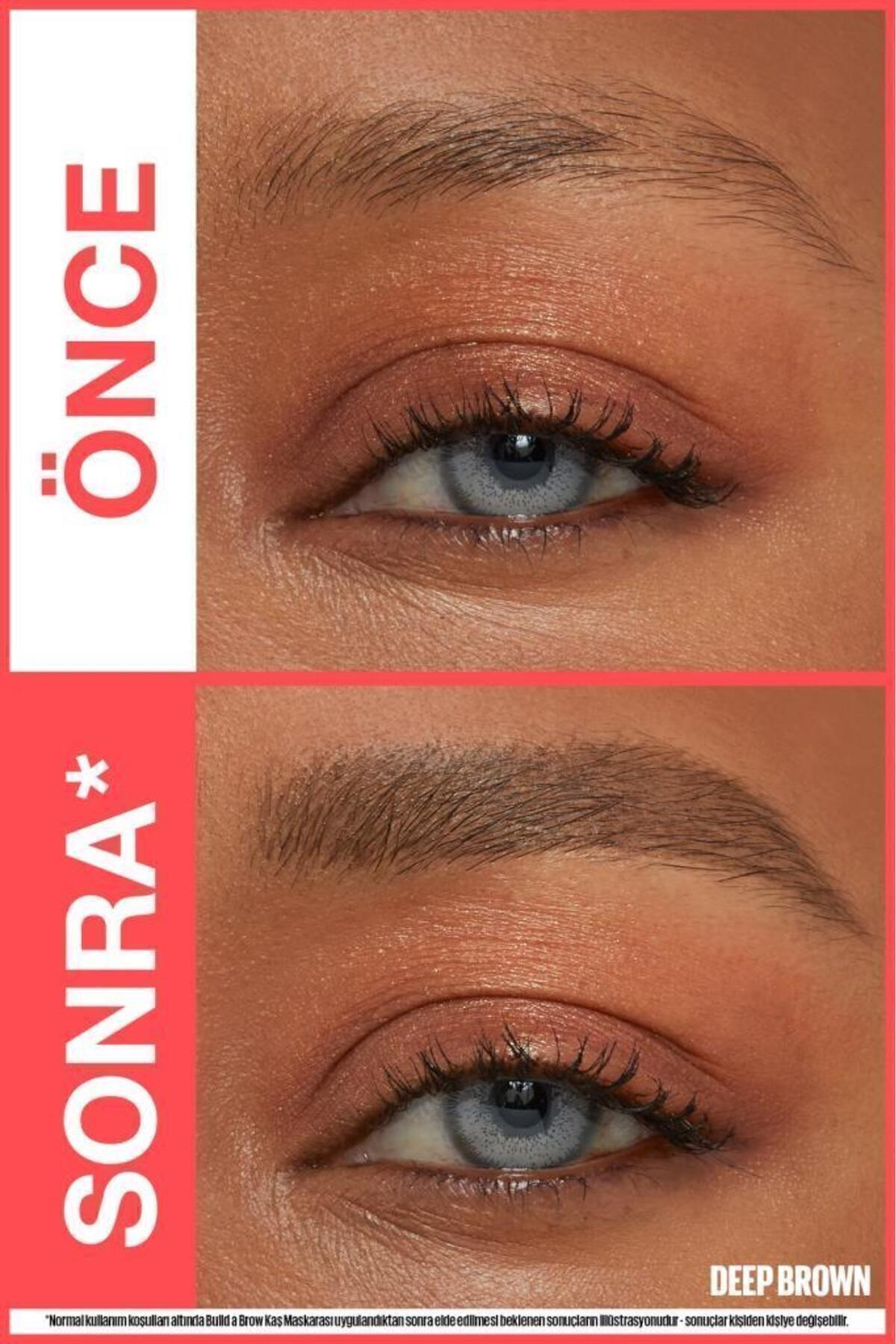 Maybelline New York Build a Brow 2in1 Kaş Kalemi ve Jeli Deep Brown