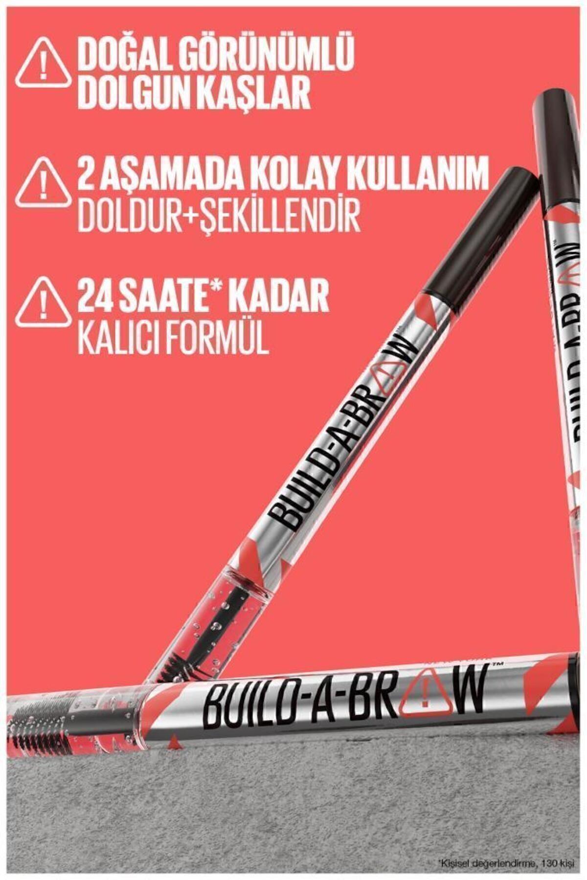 Maybelline New York Build a Brow 2in1 Kaş Kalemi ve Jeli Black Brown