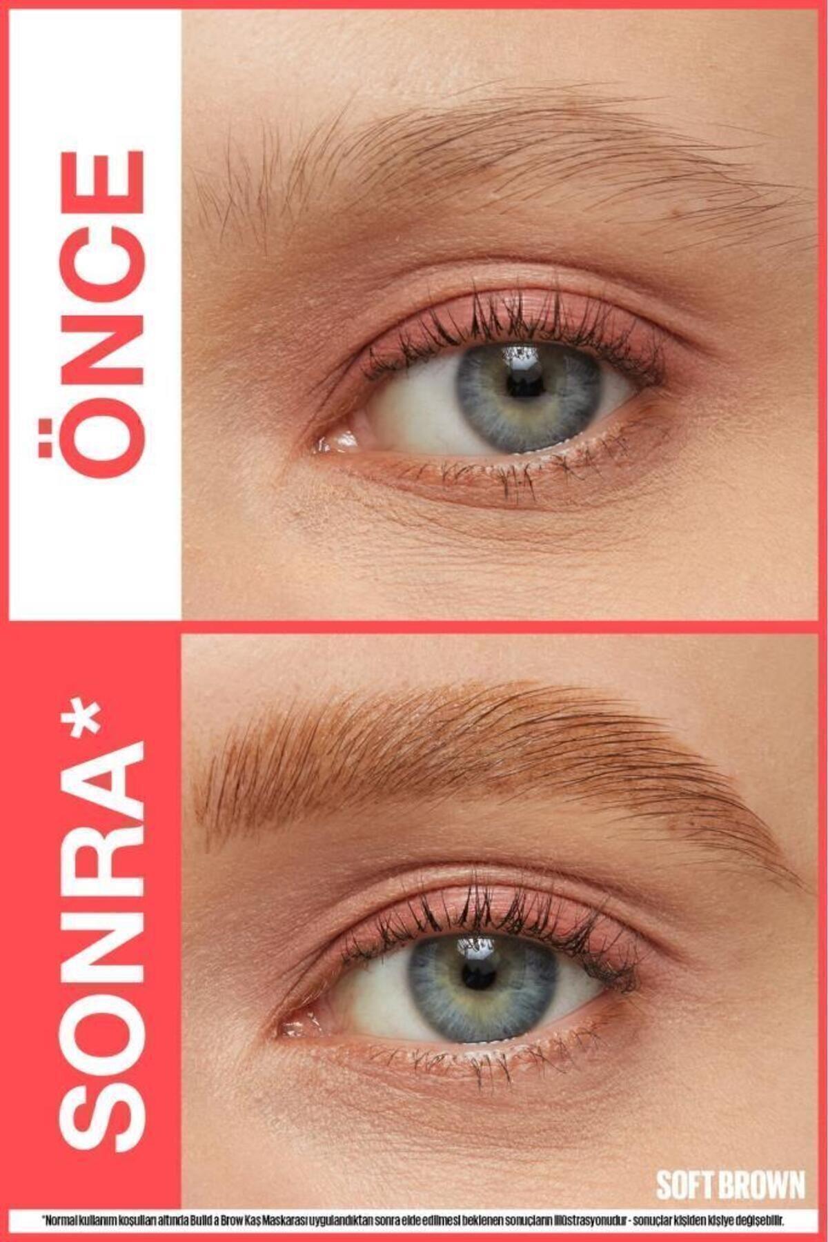 Maybelline New York Build a Brow 2in1 Kaş Kalemi ve Jeli Soft Brown