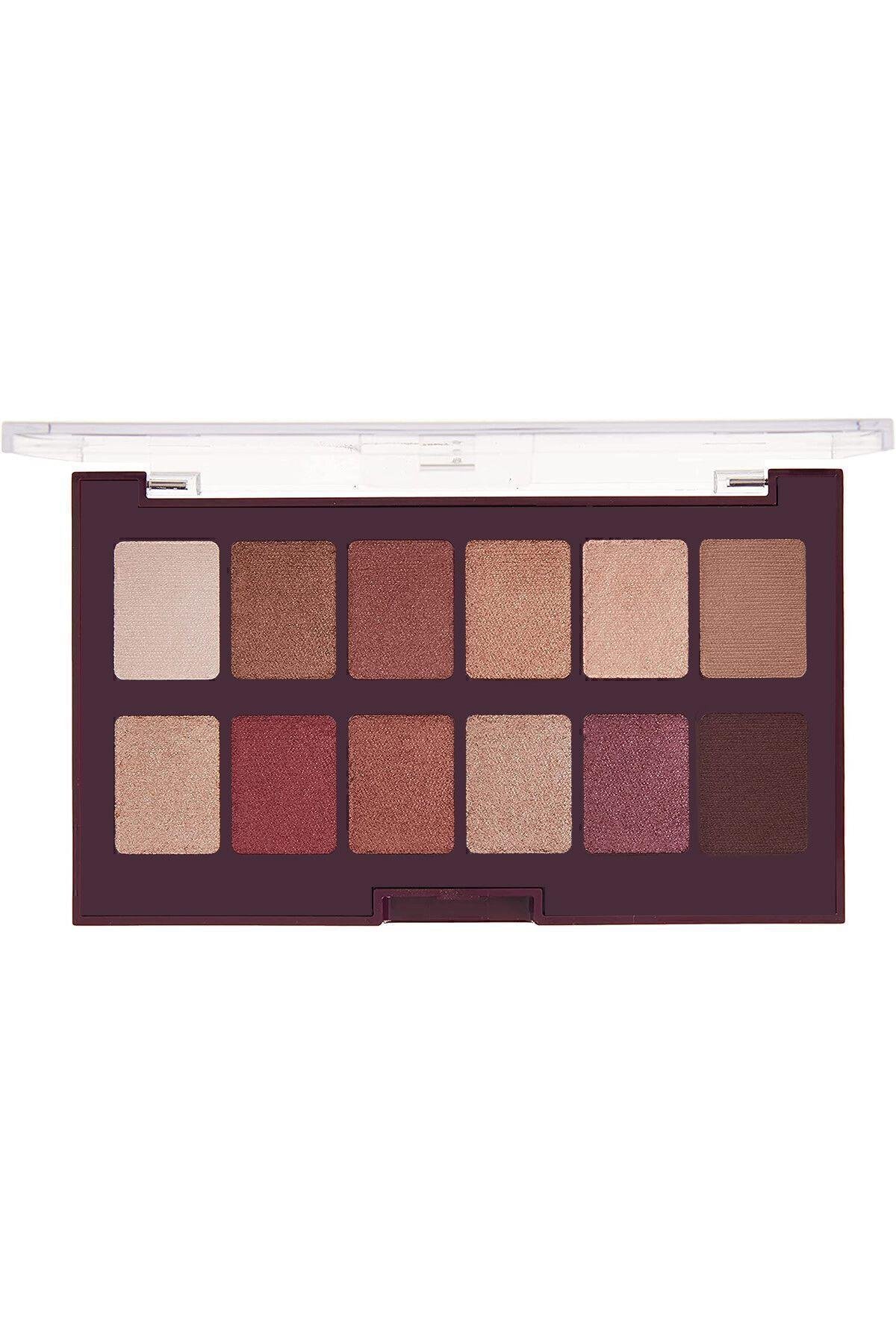 Maybelline New York Göz Farı Paleti - The Burgundy Eye Shadow Palette - Mat ve Işıltılı