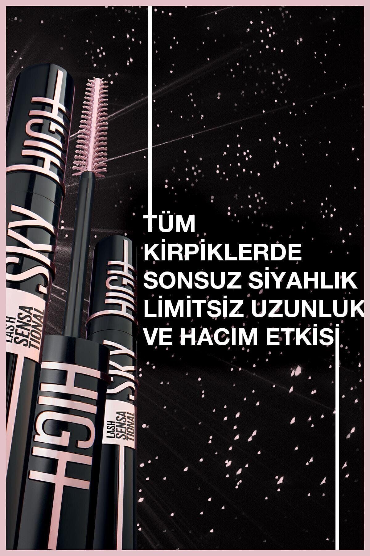 Maybelline New York Lash Sensational Sky High Cosmic Black Siyah Maskara