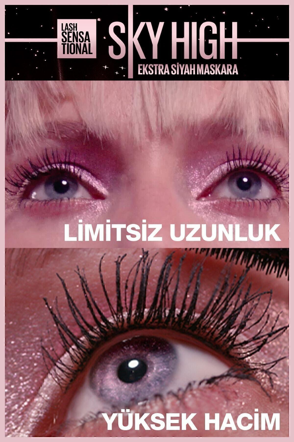 Maybelline New York Lash Sensational Sky High Cosmic Black Siyah Maskara