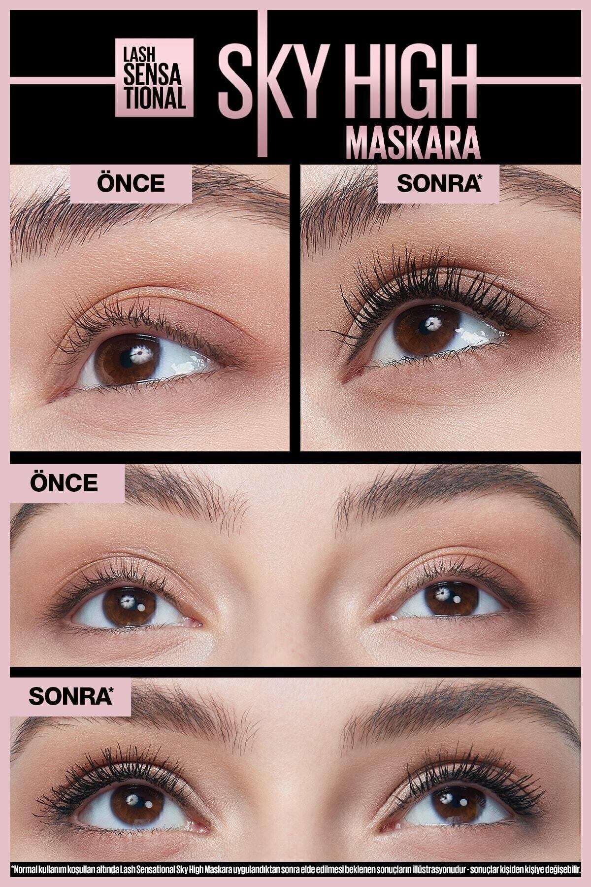Maybelline New York Lash Sensational Sky High Maskara - Siyah