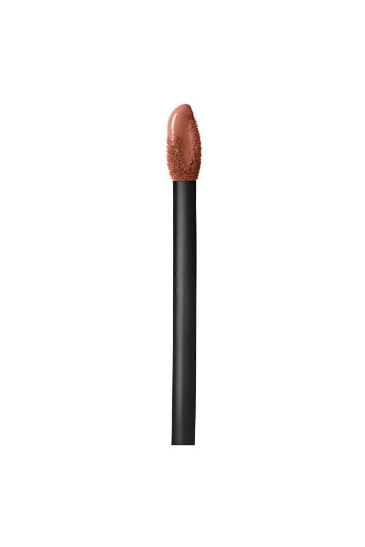 Maybelline New York Super Stay Matte Ink Unnude Likit Mat Ruj - 75 Fighter - Kahverengi