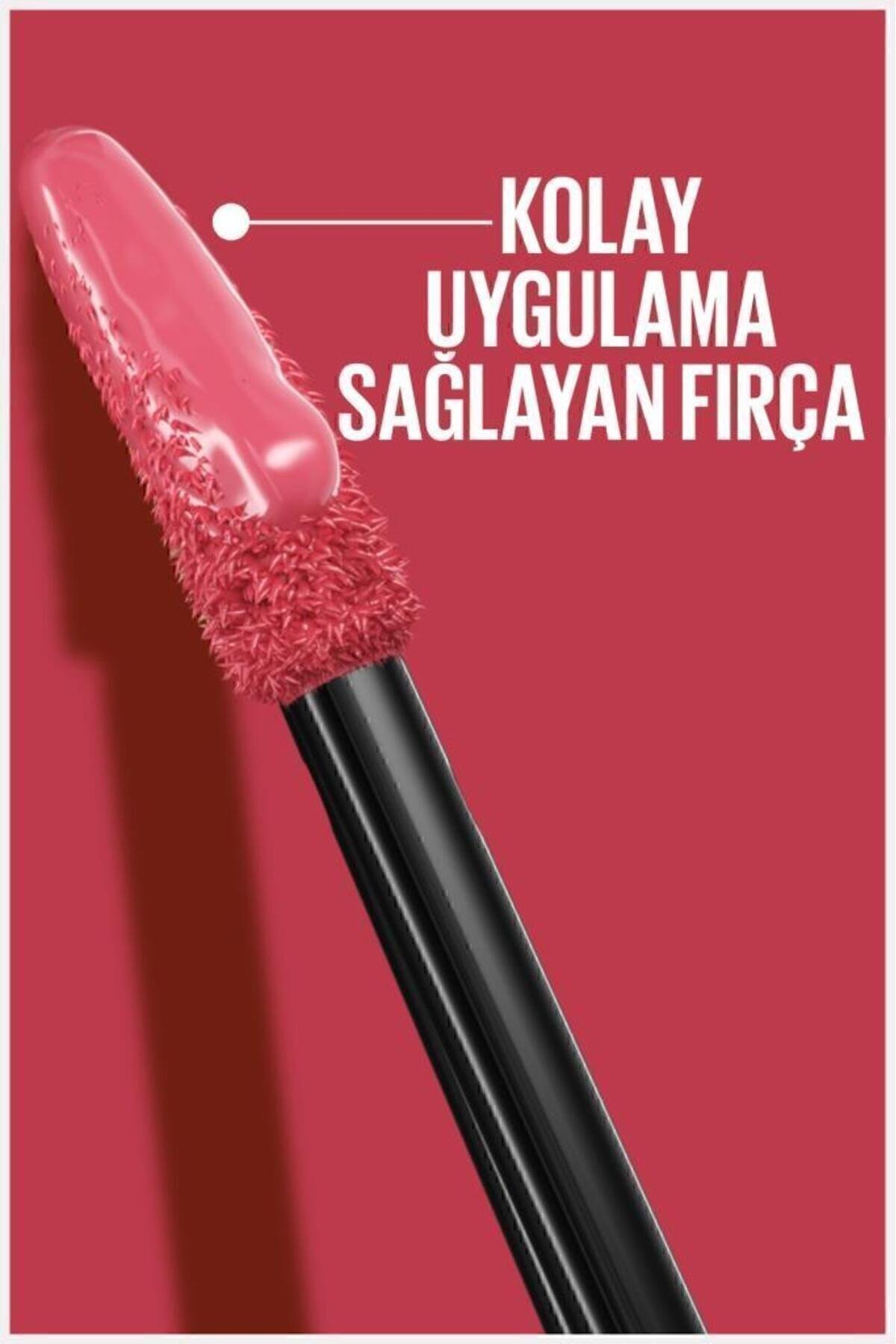 Maybelline New York Super Stay Vinyl Ink Uzun Süre Kalıcı Likit Parlak Ruj 160 Sultry