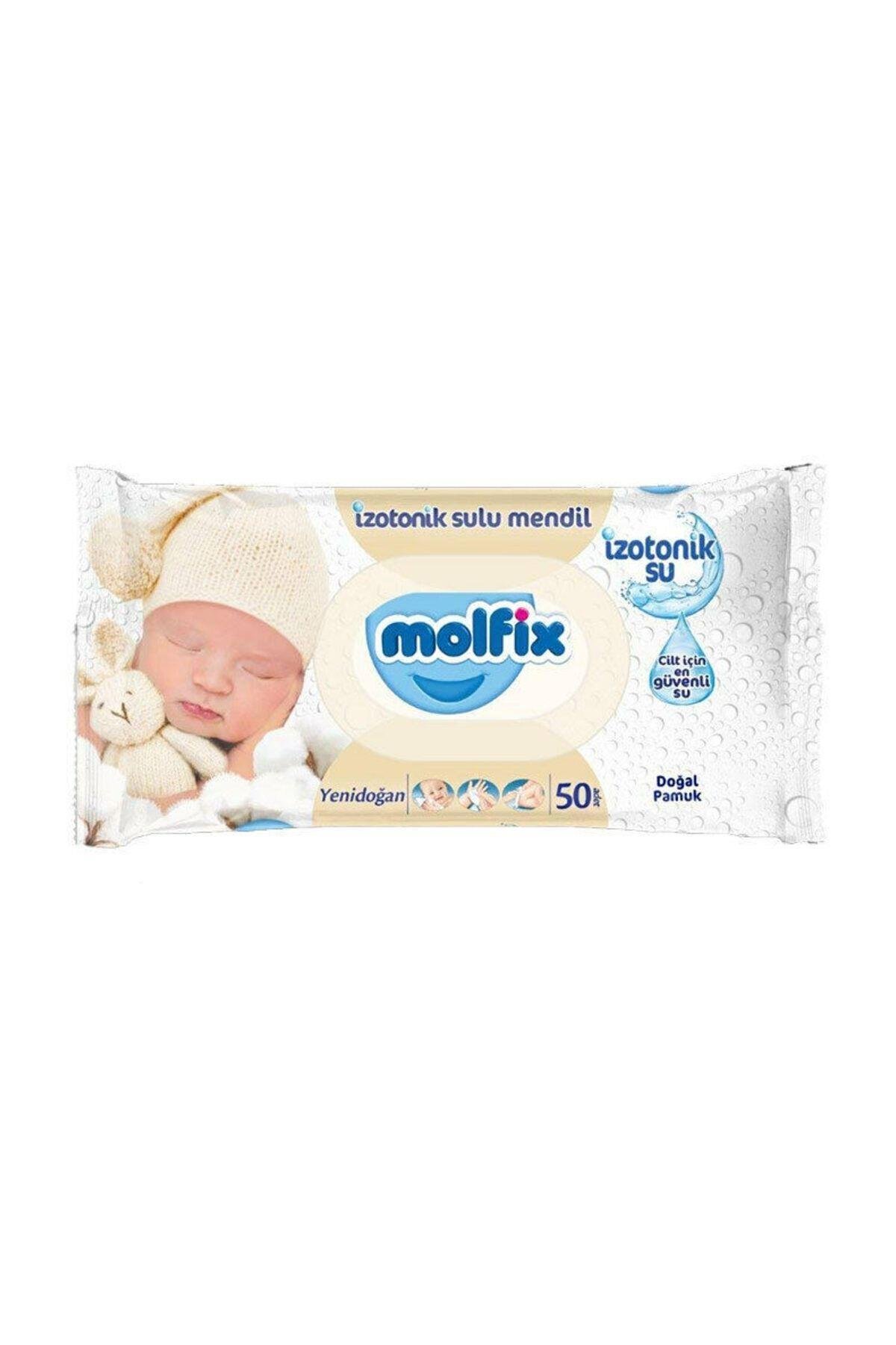 Molfix Izotonik Yeni Doğan 50'li Islak Havlu