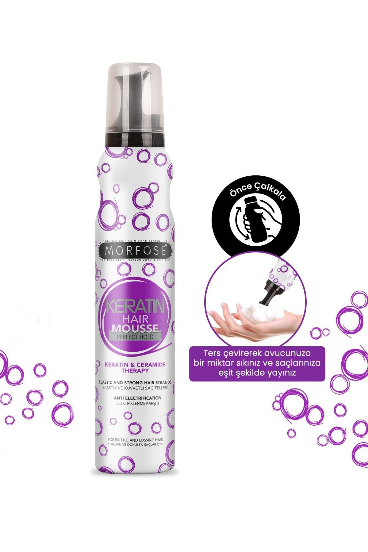 Morfose Keratin Saç Köpüğü 200 ml