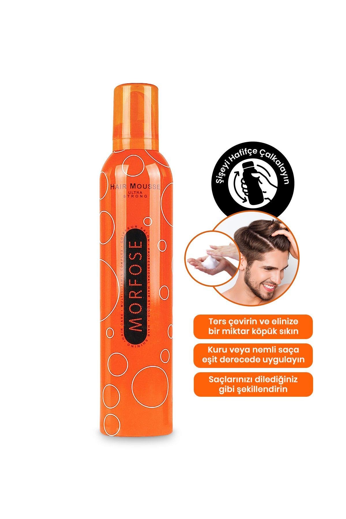 Morfose Ultra Strong Saç Köpüğü 350 ml