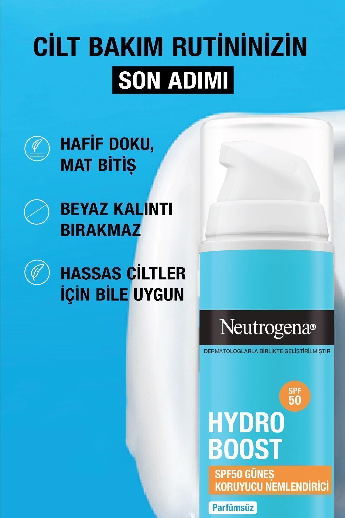 Neutrogena Hydro Boost SPF50 Güneş Koruyucu Nemlendirici