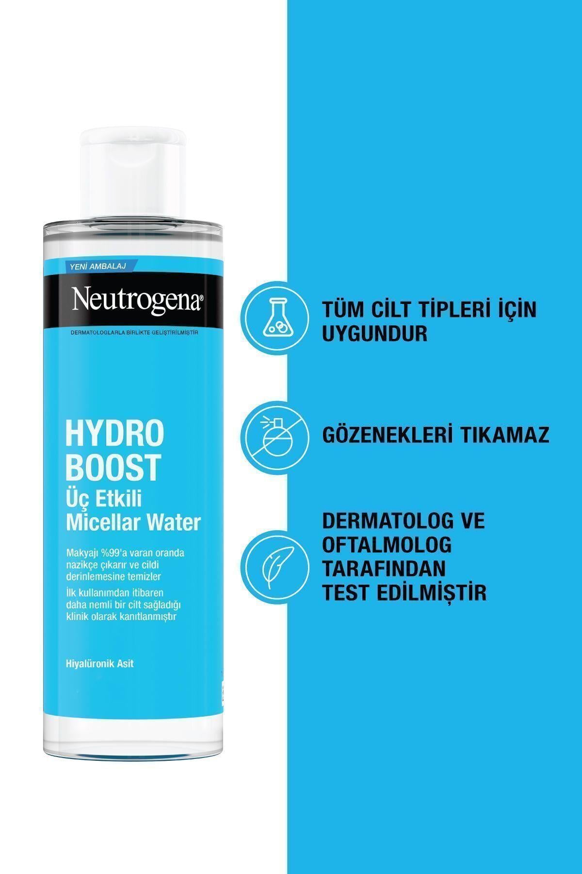 Neutrogena Hydro Boost Üç Etkili Micellar Water Makyaj Temizleme Suyu 400 ml