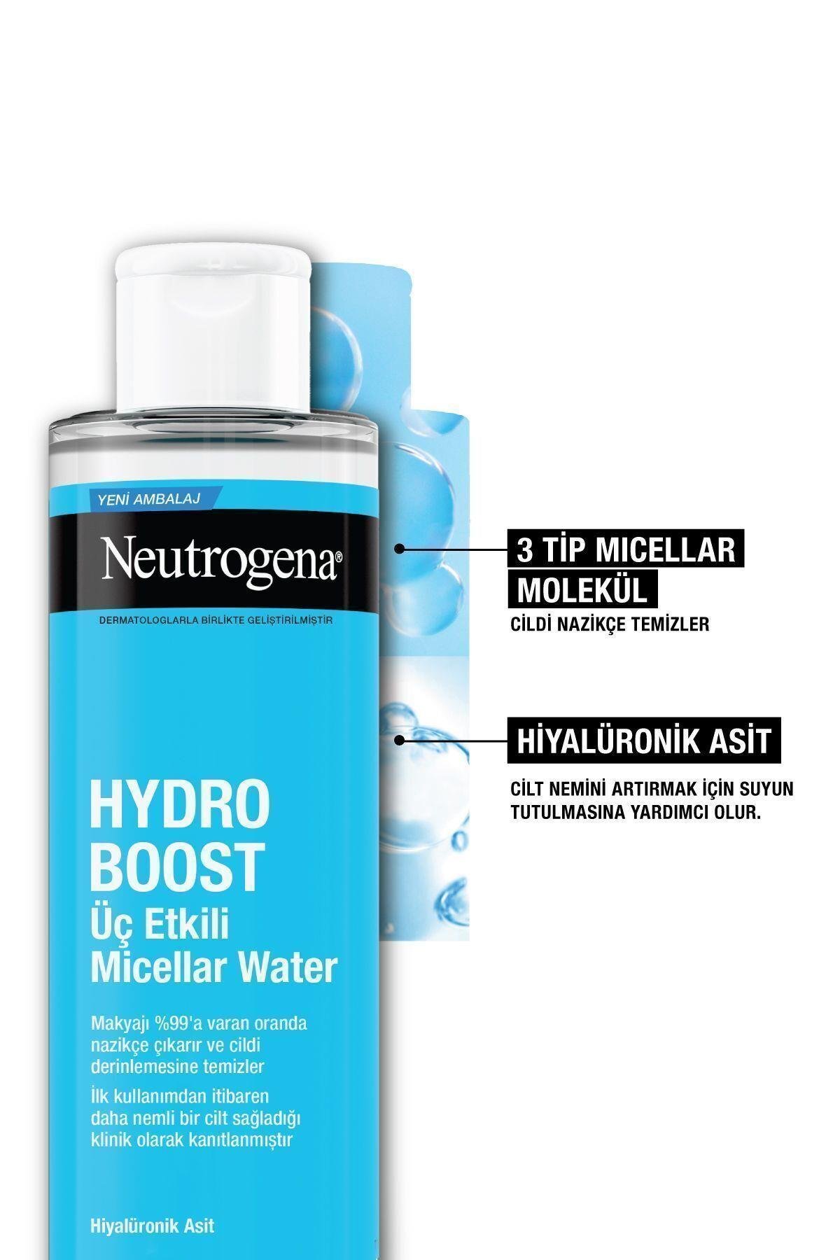 Neutrogena Hydro Boost Üç Etkili Micellar Water Makyaj Temizleme Suyu 400 ml