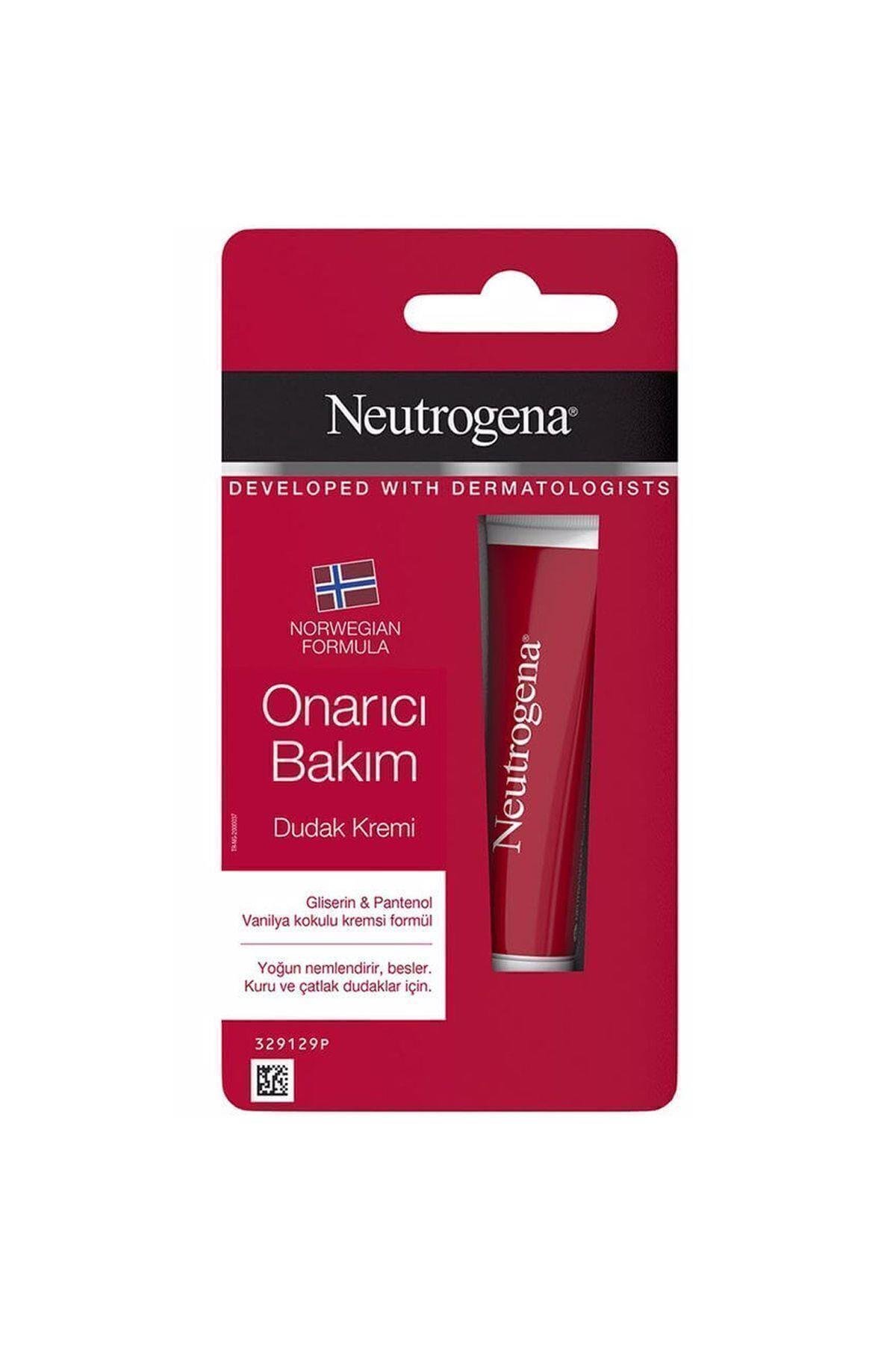 Neutrogena Onarıcı Bakım Dudak Kremi 15 ml
