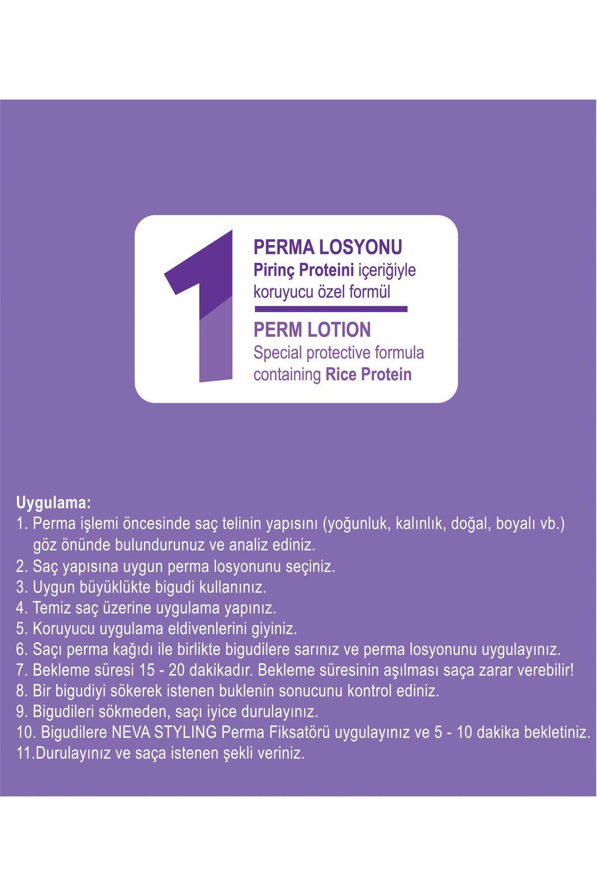 Neva Form 1 Soğuk Permanant Krem Losyonu Normal Saçlar Için 100 ml - Perma Losyonu 8690057307003