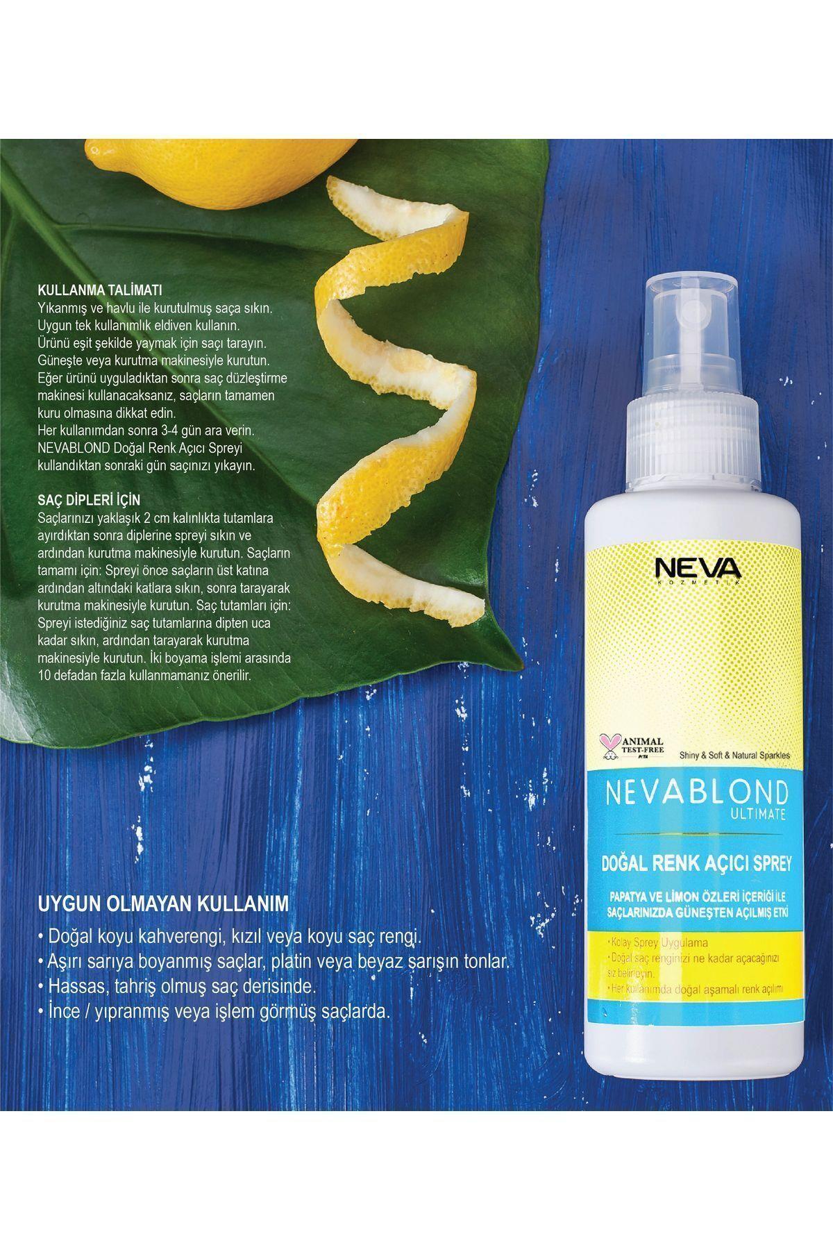 NEVA KOZMETİK Doğal Renk Açıcı Papatya Özü Sprey 150 ml