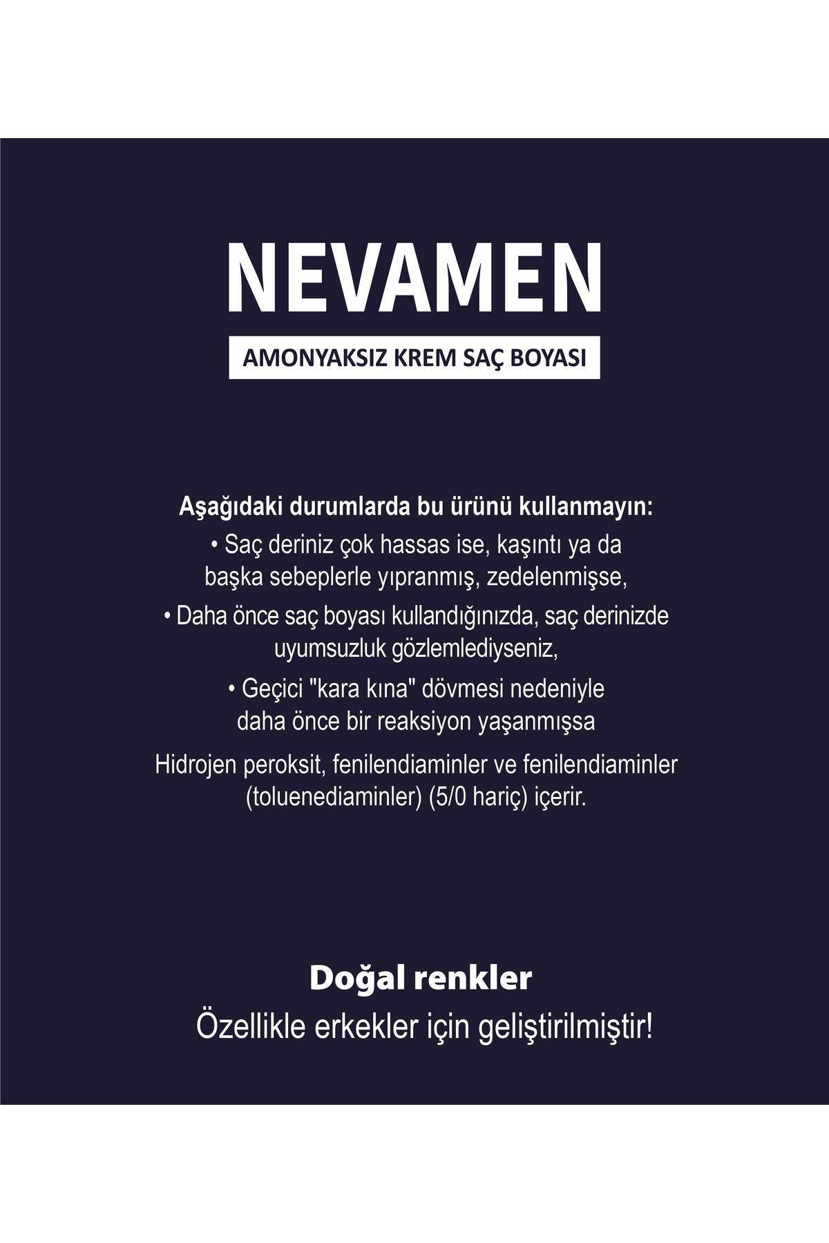 Neva Men Koyu Kahve Natural Saç Boyası Seti 4.0
