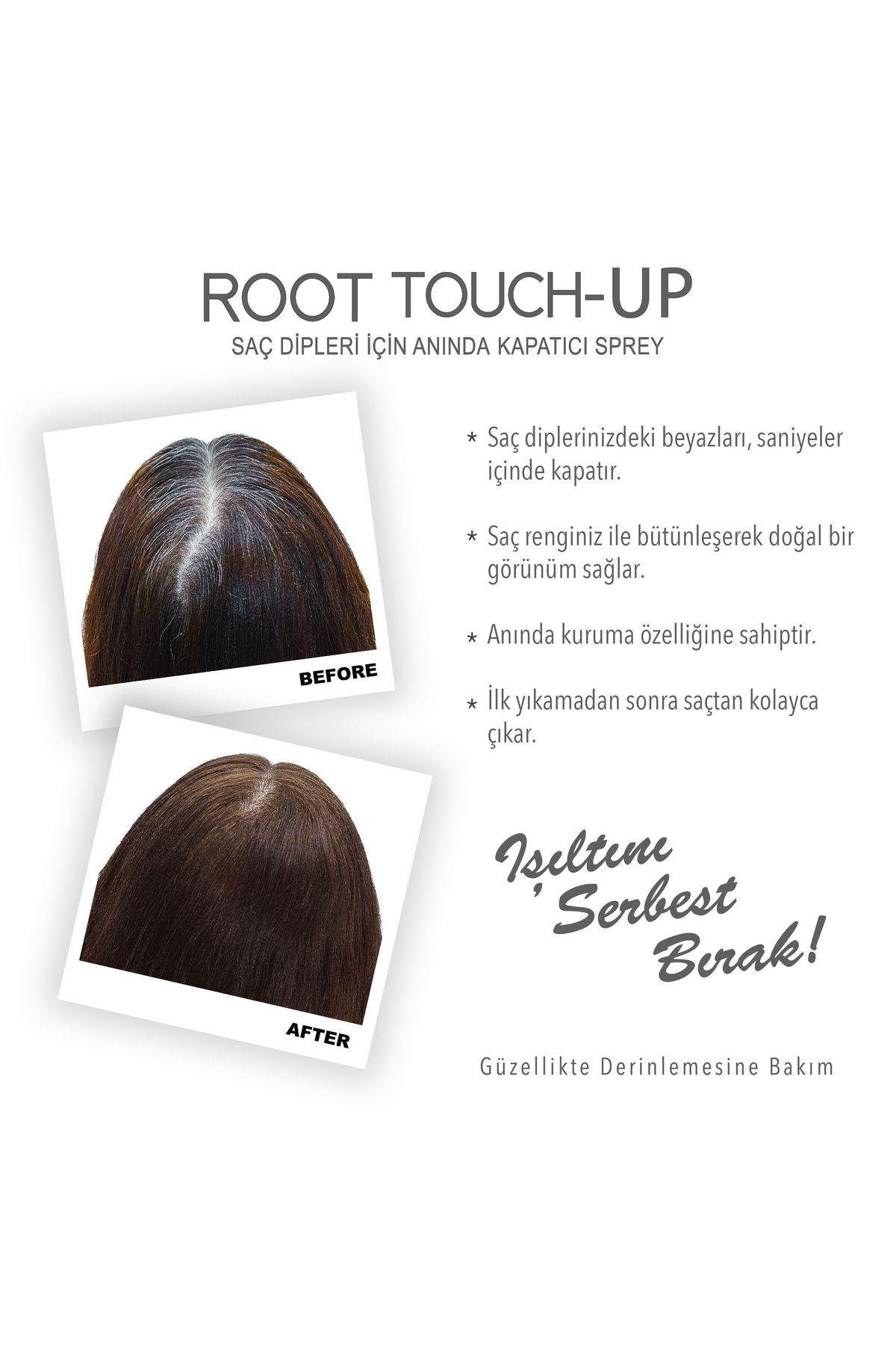 Neva Root Touch-up Saç Dipleri Için Kapatıcı Sprey Kahverengi 75ml