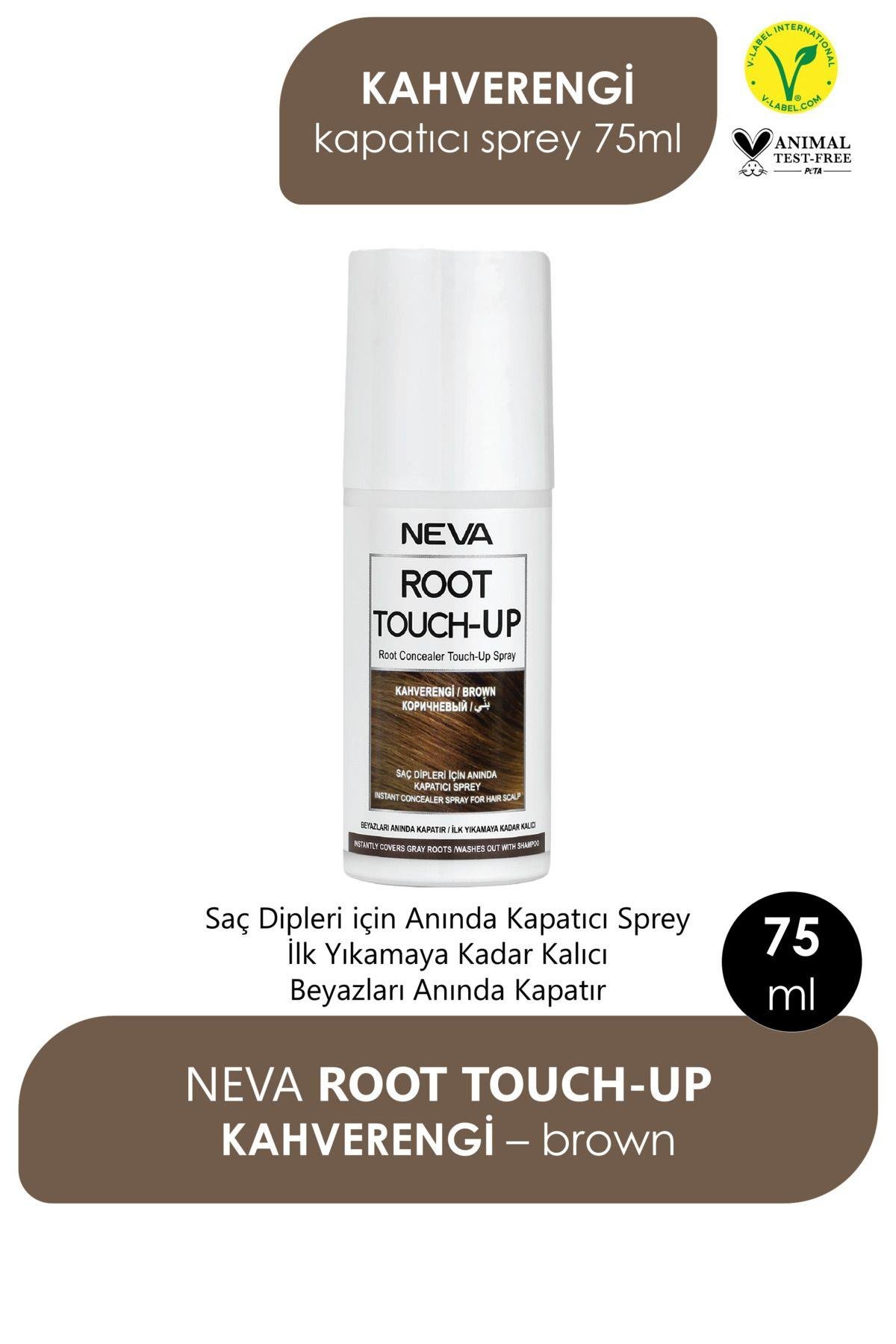 Neva Root Touch-up Saç Dipleri Için Kapatıcı Sprey Kahverengi 75ml