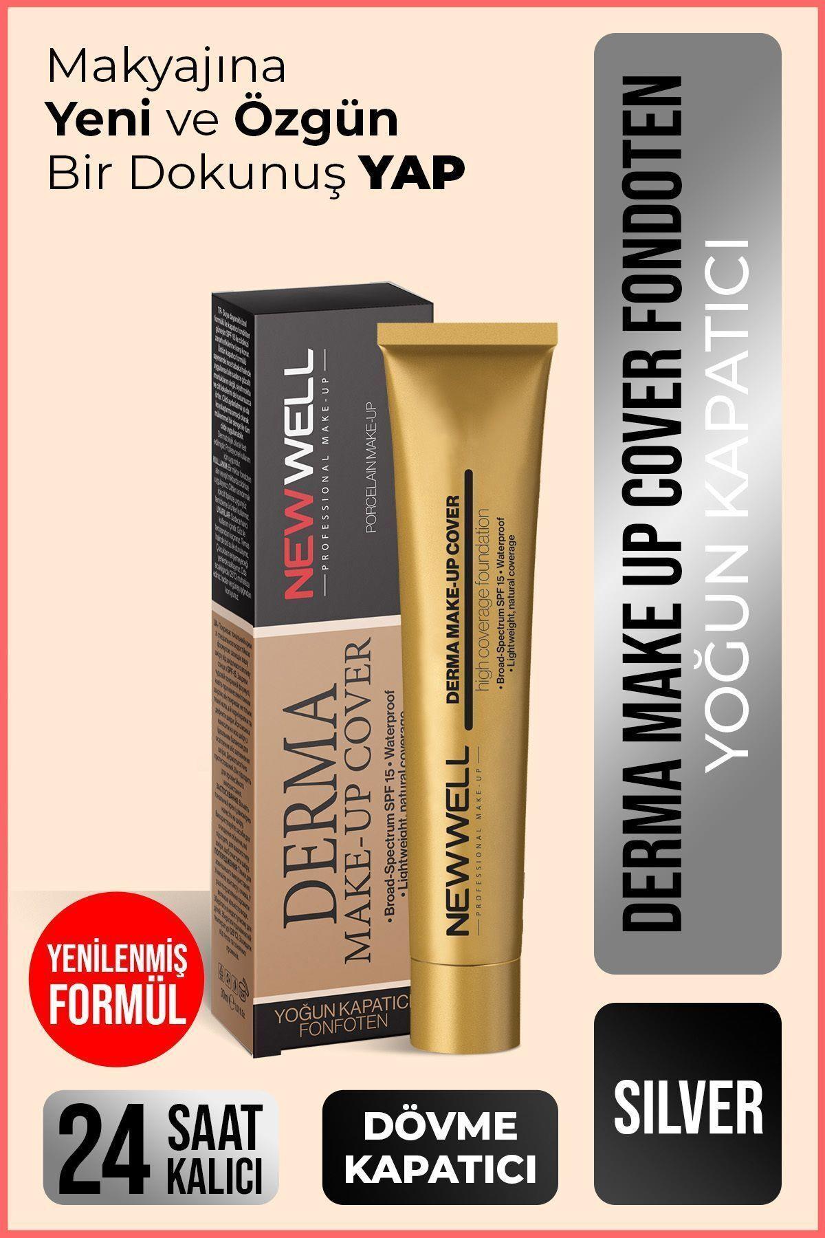 New Well Derma Makeup Cover Yoğun Kapatıcı Fondöten 03