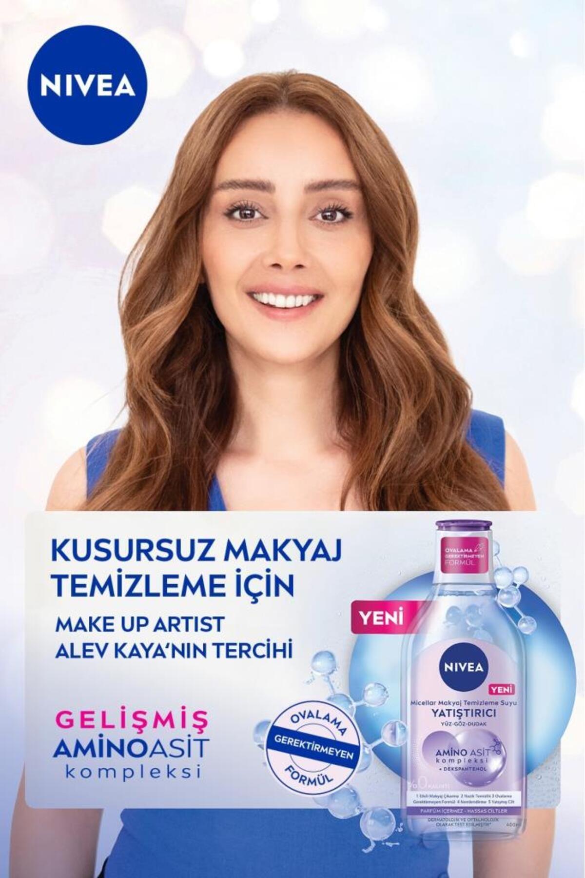 NIVEA Bb Clean Yüz Makyaj Micellair Temizleme Suyu Hassas Cilt 400 ml