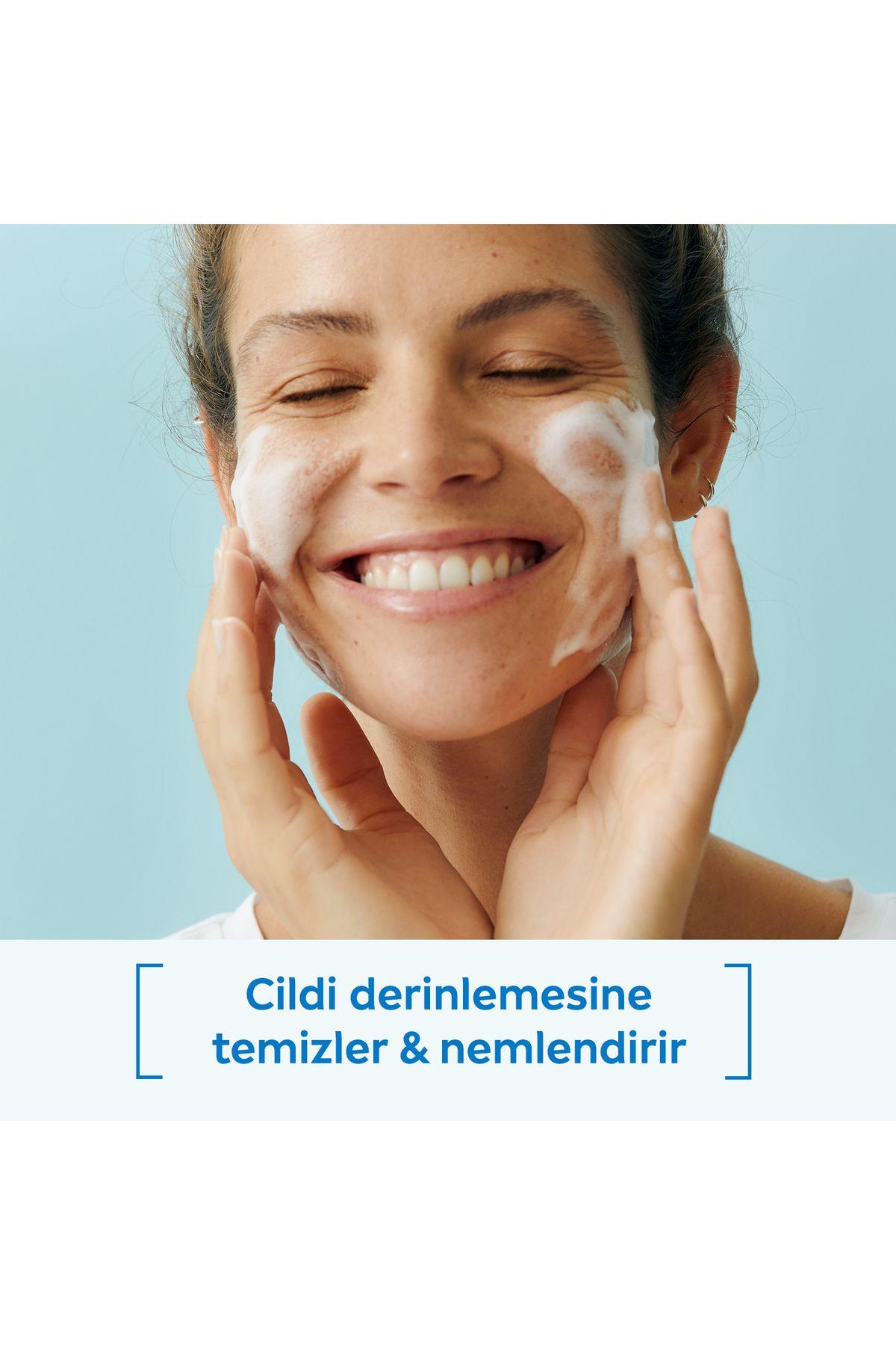 NIVEA Canlandırıcı Yüz Yıkama Köpüğü 150ml, Derinlemesine Temizleme, Nemlendirici, Normal Ciltler