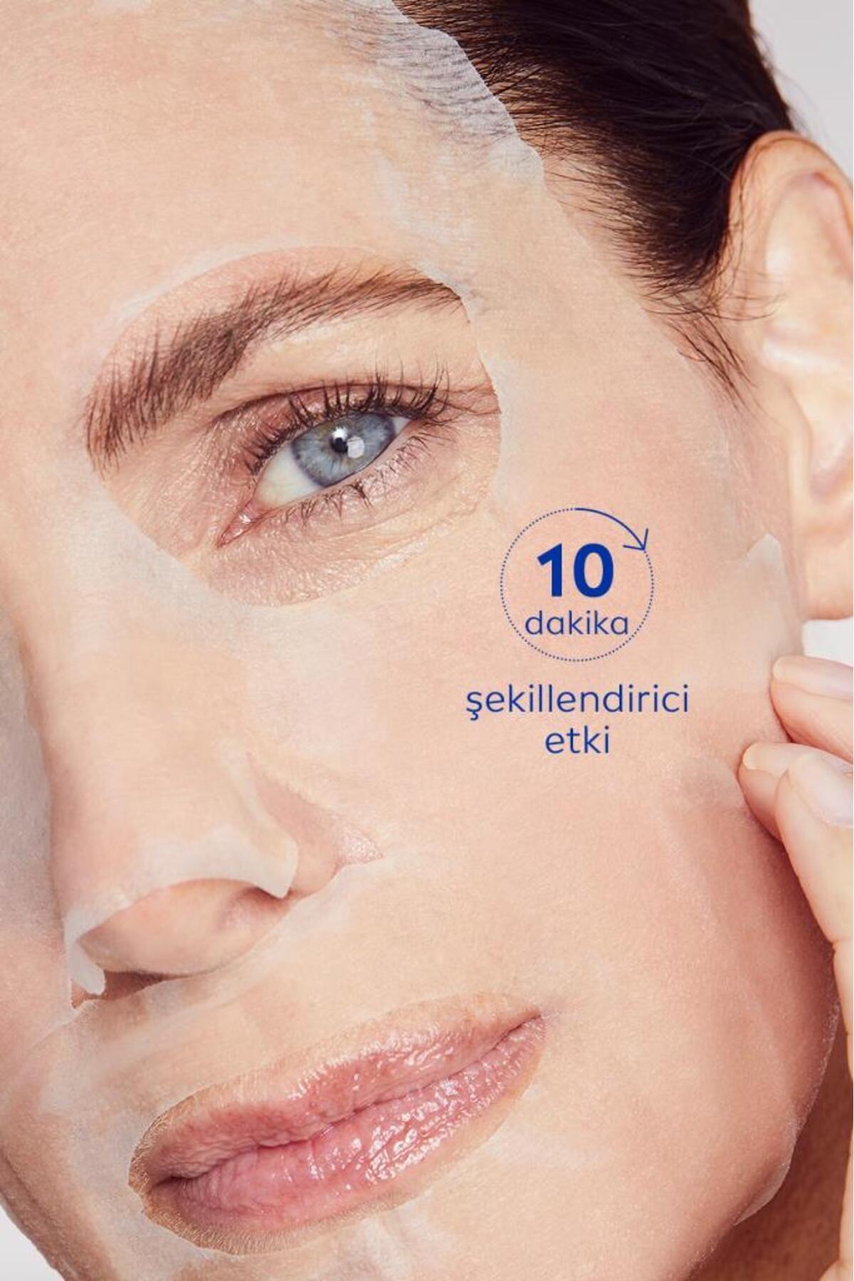 NIVEA Cellular Expert Lift Şekillendirici Yüz Kağıt Maskesi, Doğal Retinol Alternatifi Saf Bakuchiol