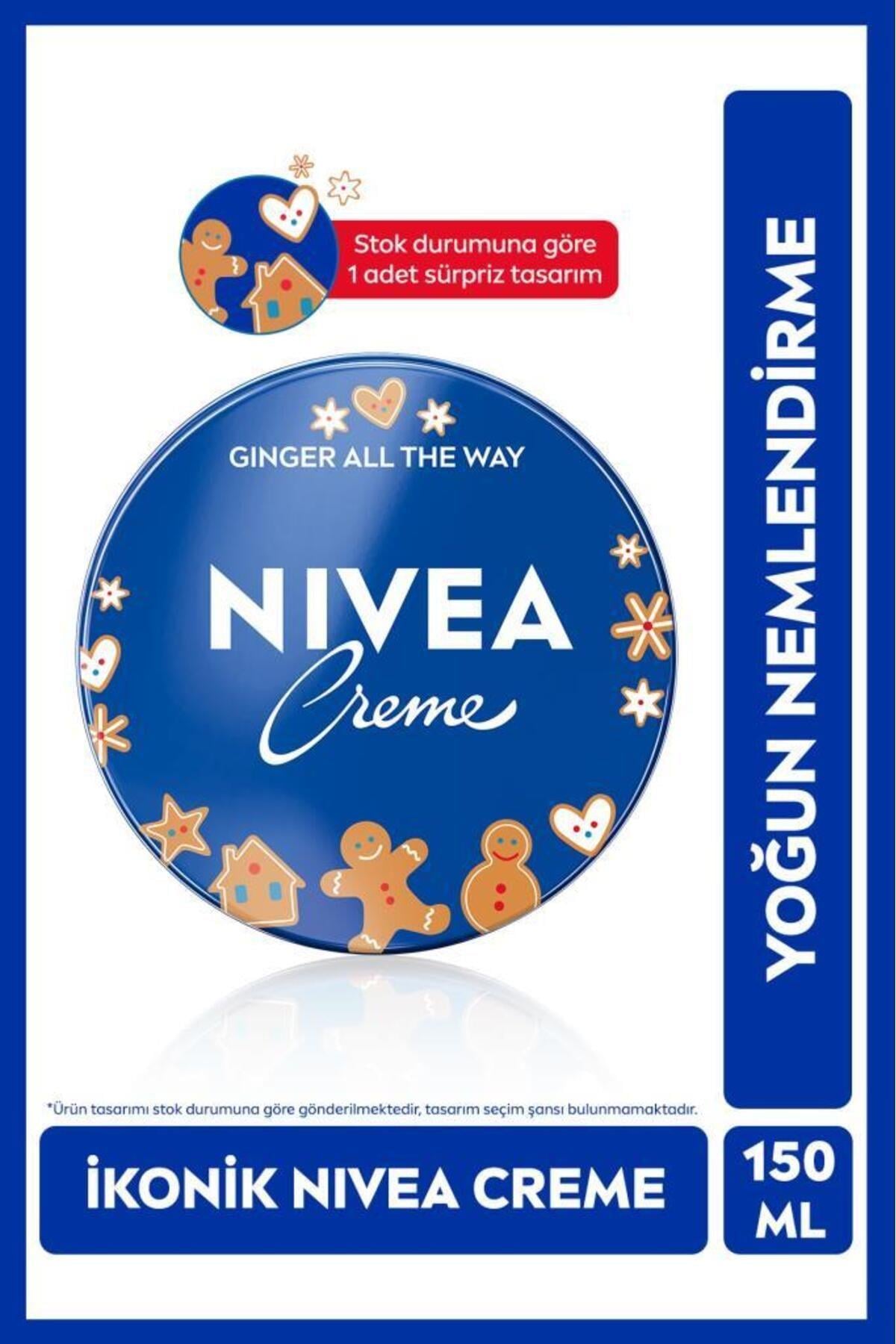 NIVEA Creme 150ml, Bakım Yapan Koruma, Uzun Süreli Yoğun Nemlendirici, El Yüz Ve Vücut, Yumuşak Cilt Hissi