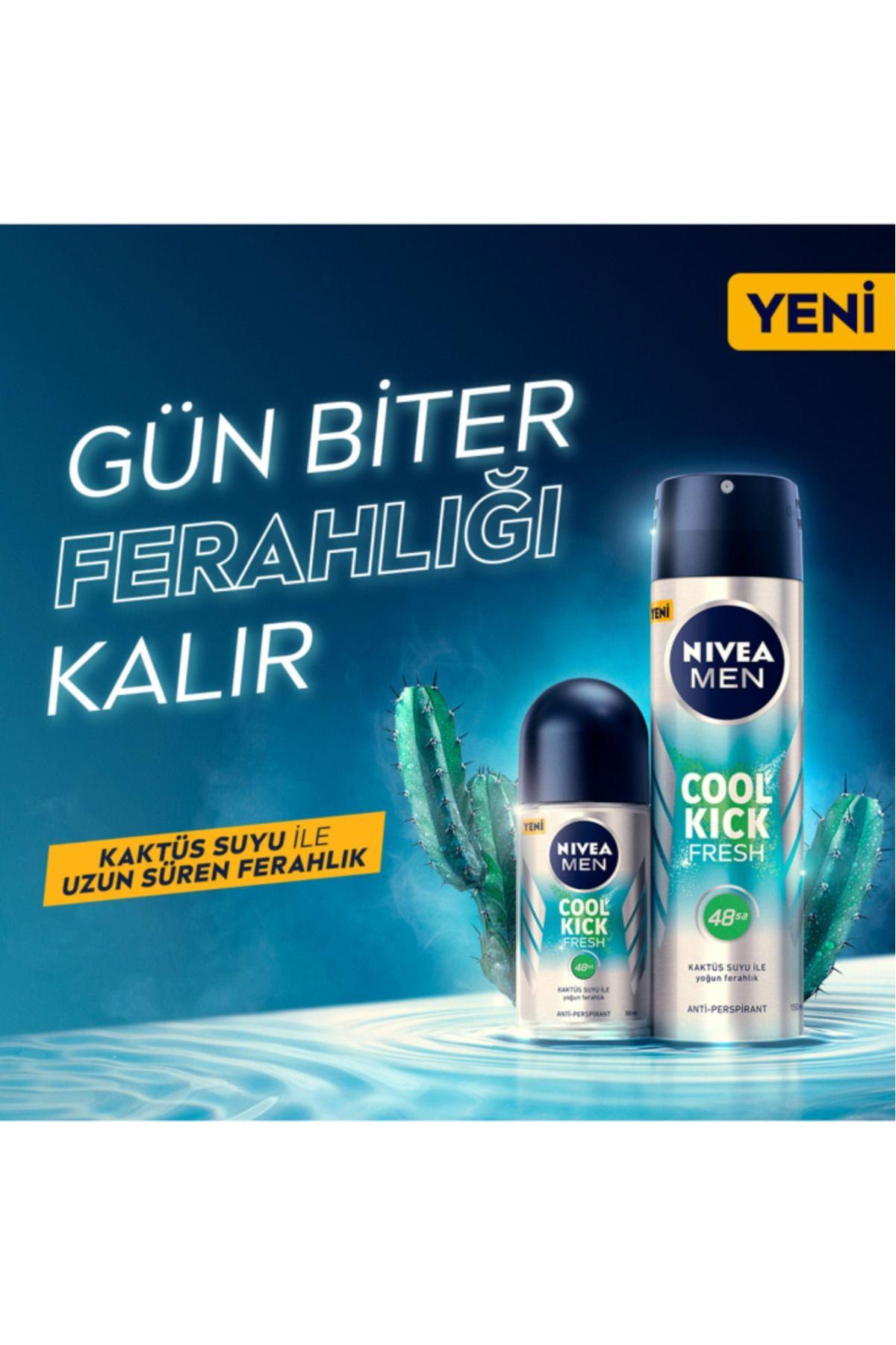 NIVEA Deodorant Sprey Cool Kıck Fresh 150ml Erk
